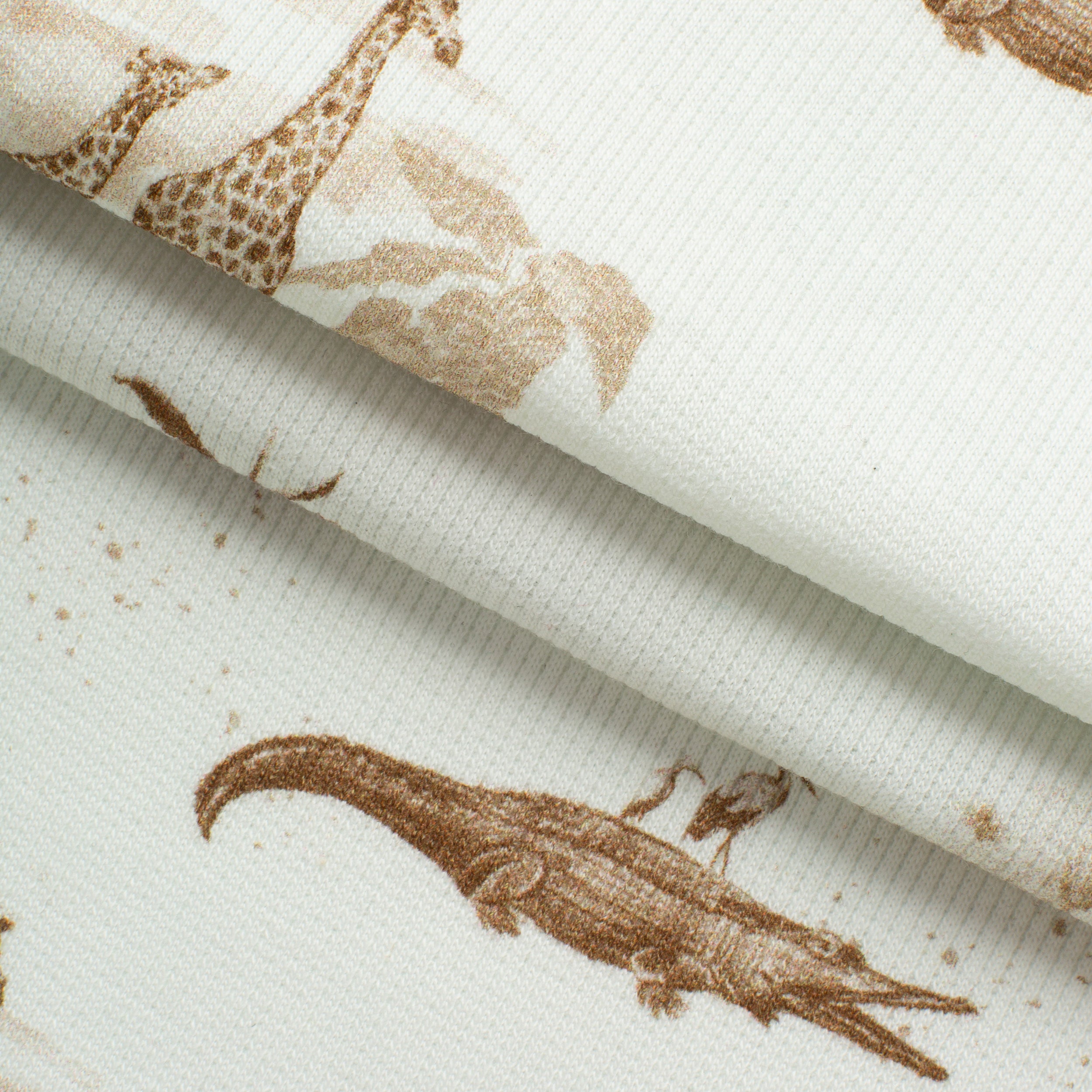 COTTON 2X1 RIB KNIT FABRIC WITH ELASTANE - 235 GSM