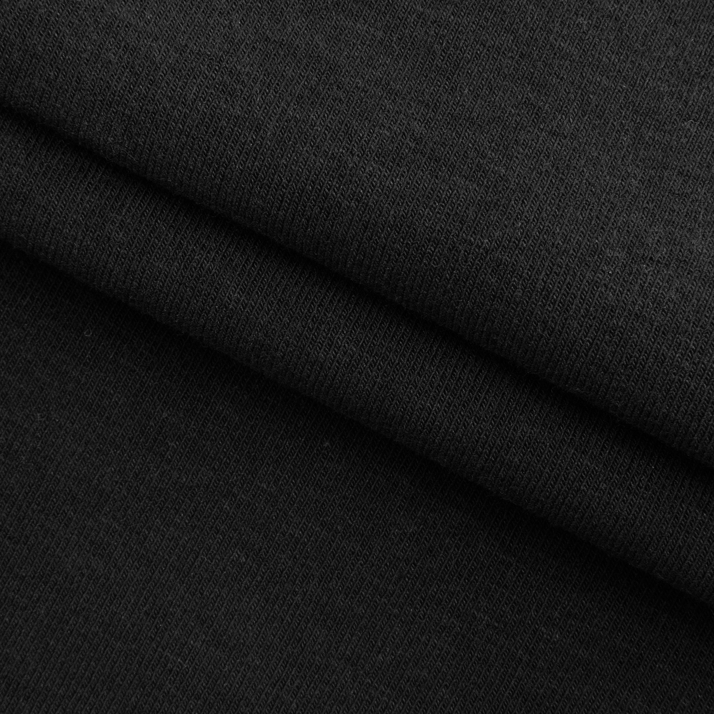 COTTON RIB KNIT FABRIC WITH ELASTANE - 255 GSM