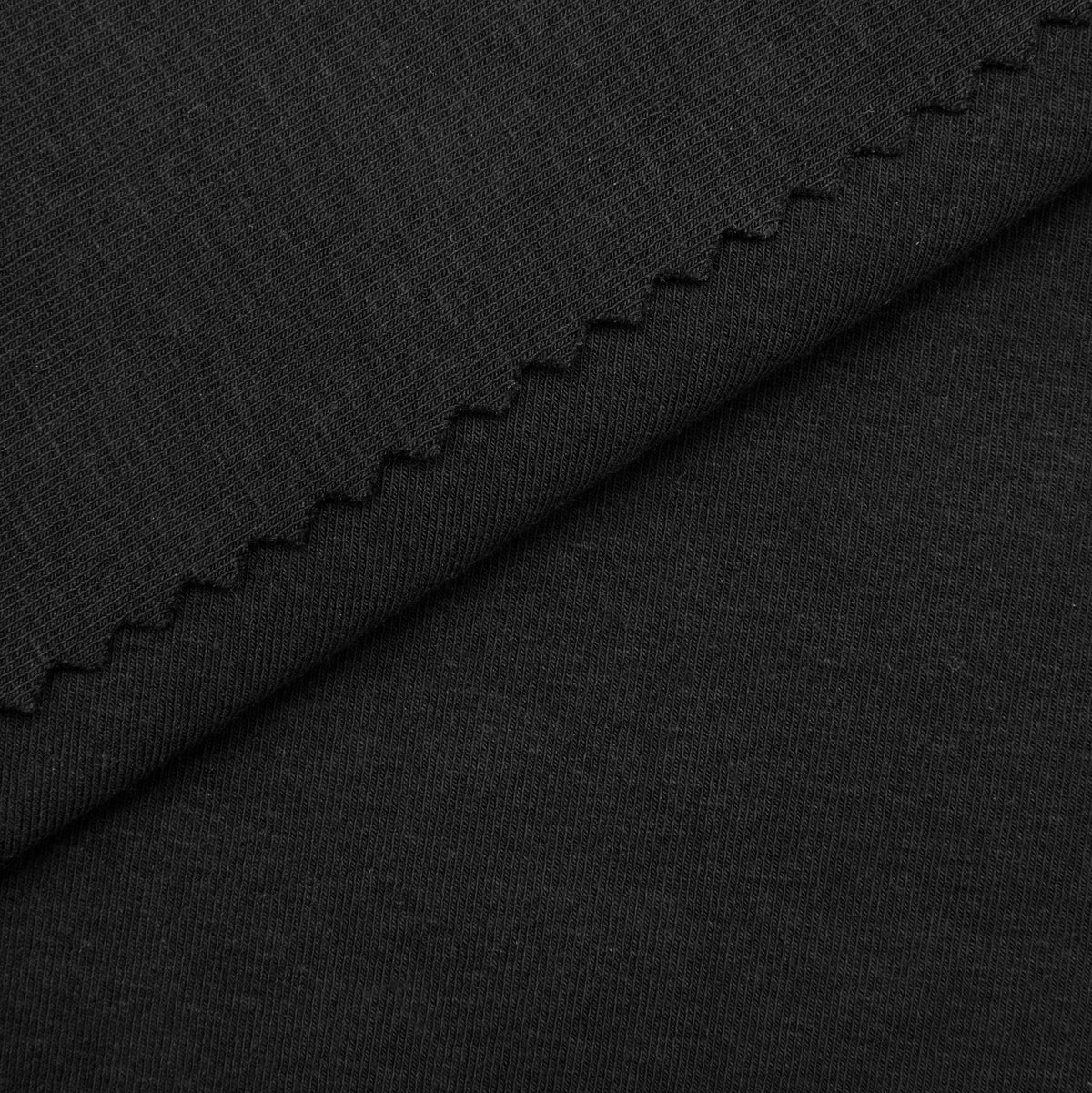 COTTON RIB KNIT FABRIC WITH ELASTANE - 255 GSM