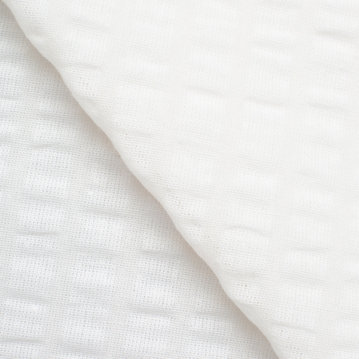 COTTON WAFFLE POPLIN FABRIC - ECRU - 160 GSM