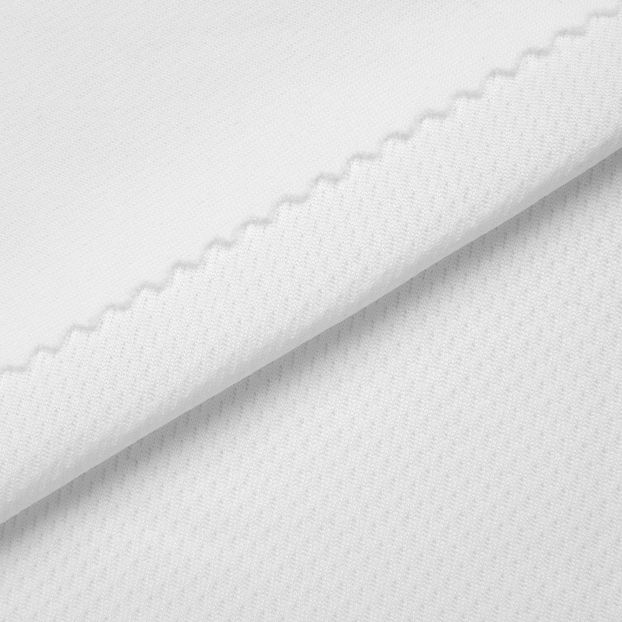 POLYESTER JACQUARD FABRIC - WHITE - 145 GSM