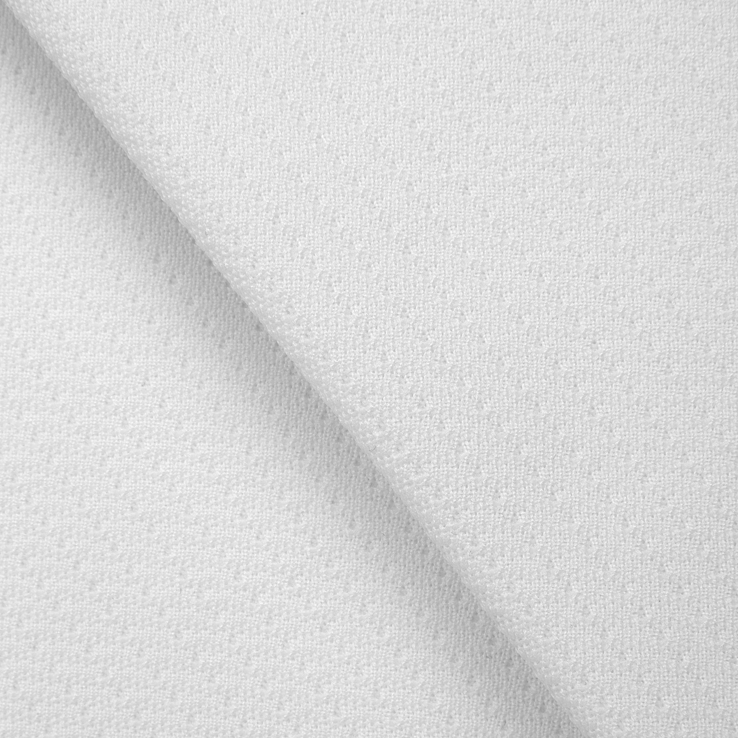 POLYESTER JACQUARD FABRIC - WHITE - 210 GSM