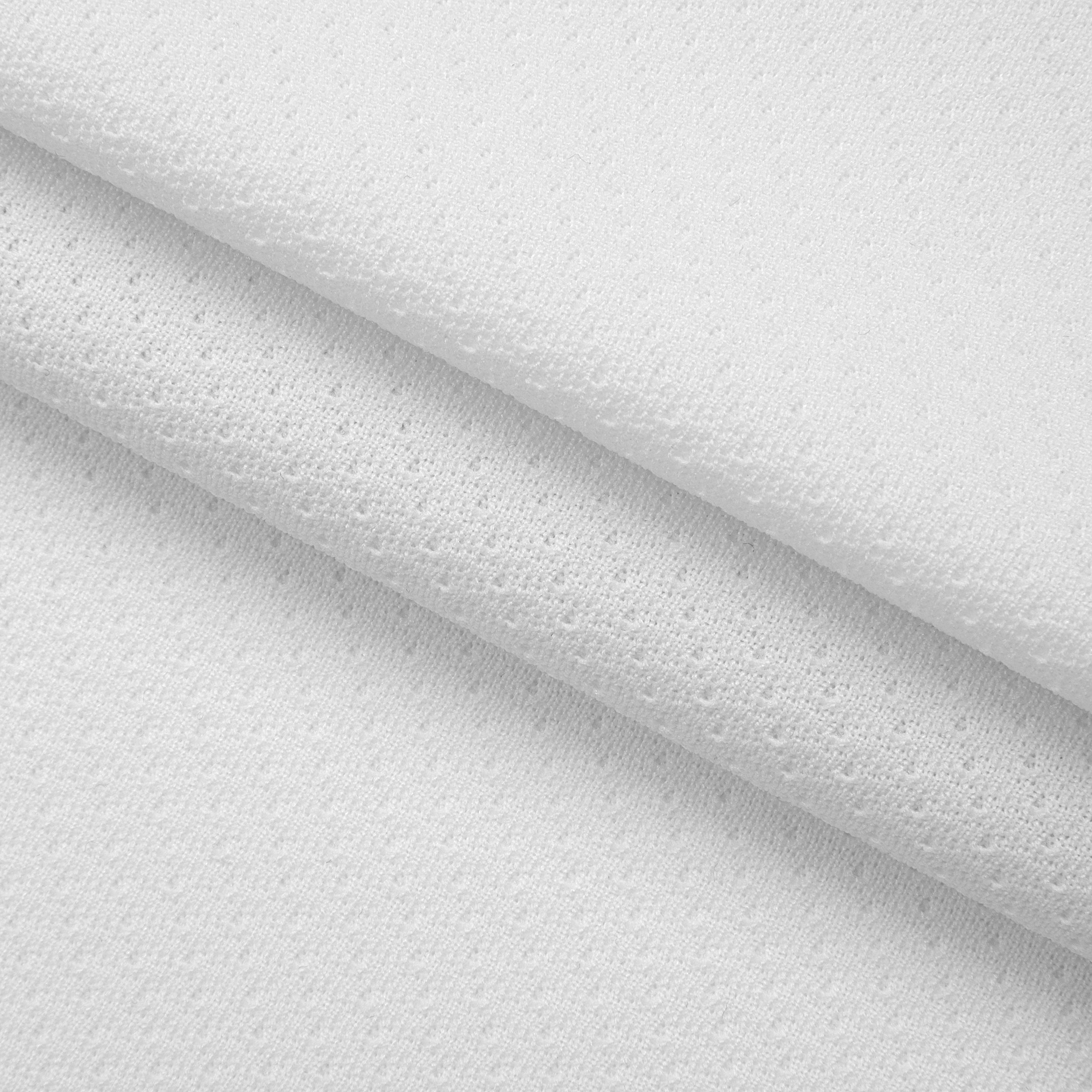 POLYESTER JACQUARD FABRIC - WHITE - 210 GSM