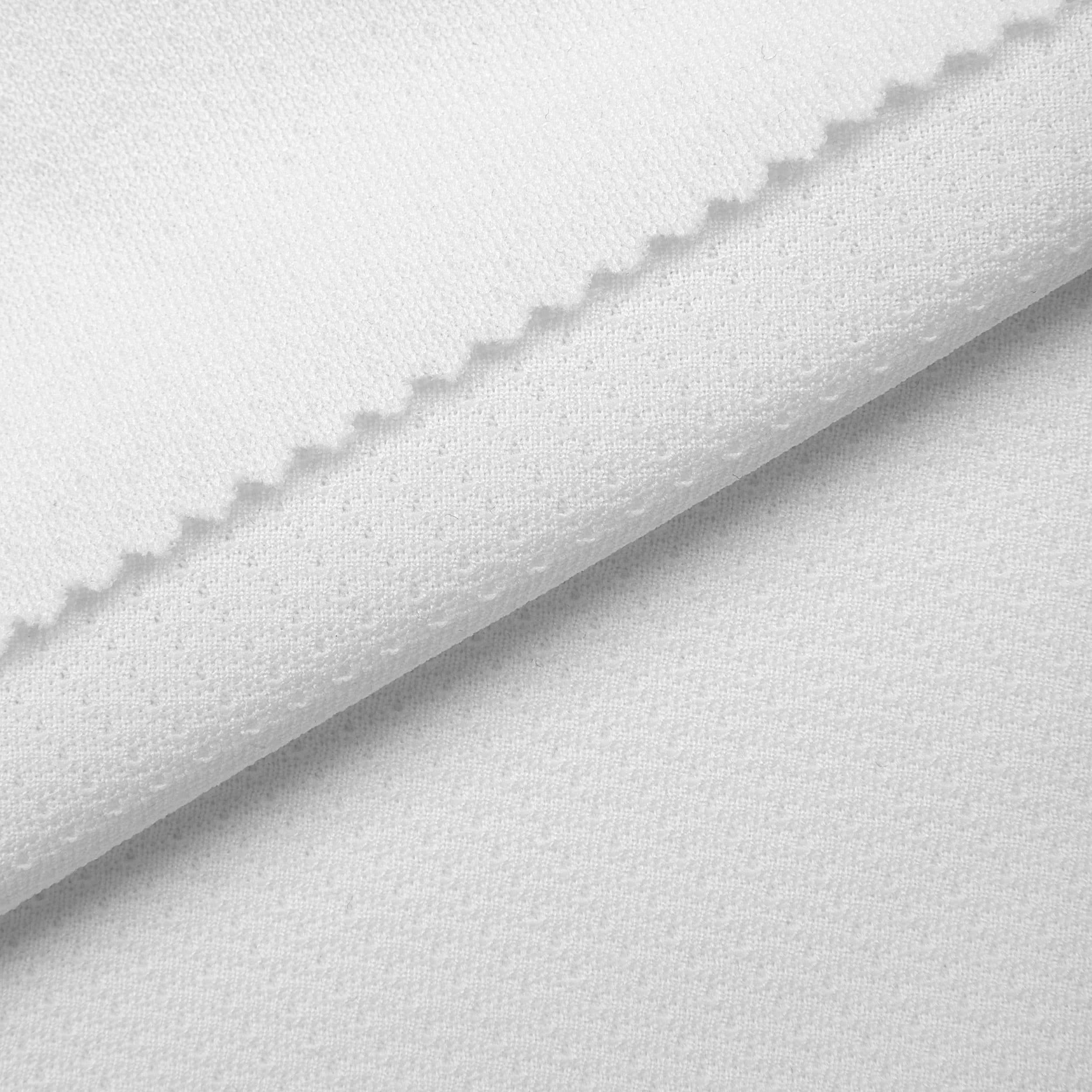 POLYESTER JACQUARD FABRIC - WHITE - 210 GSM