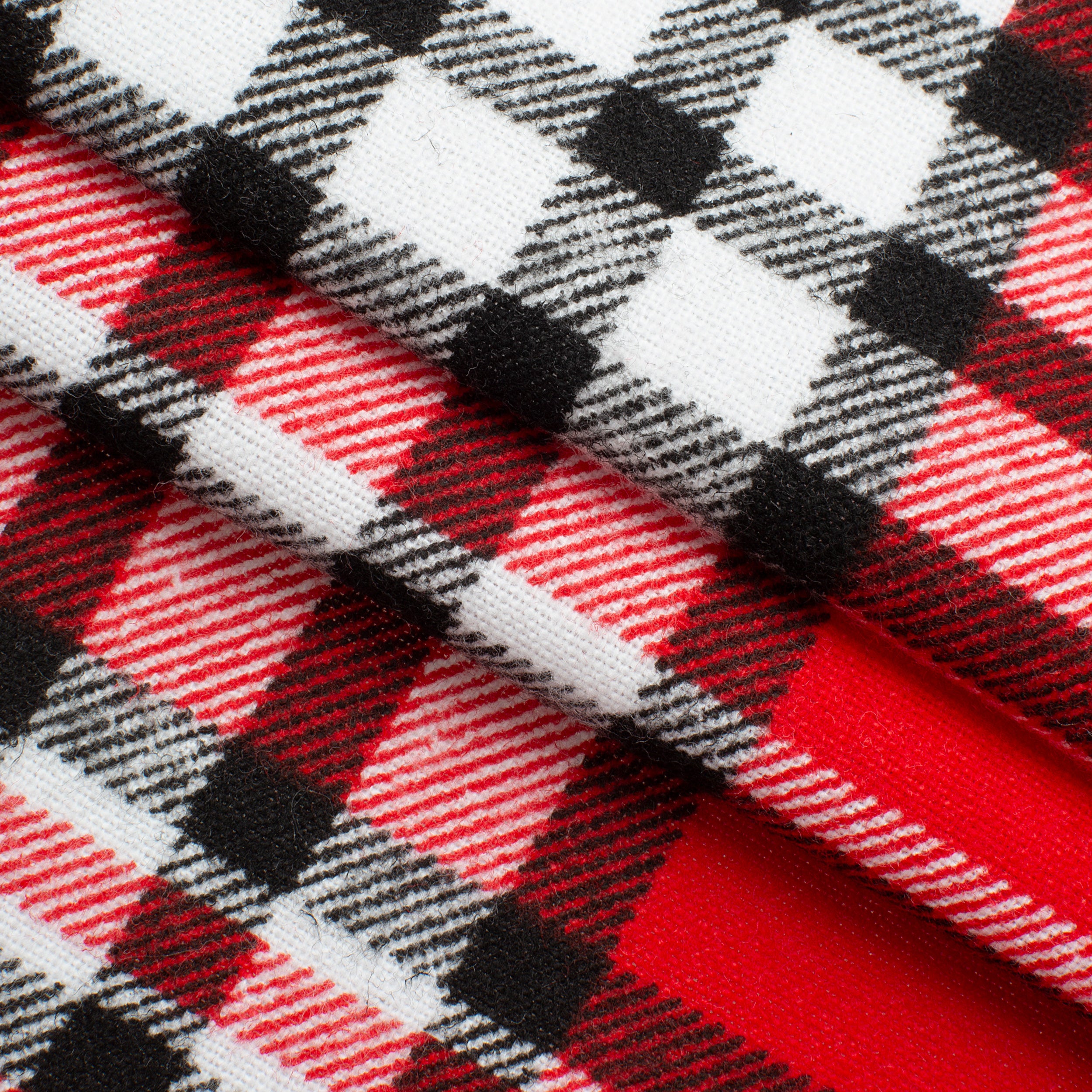 COTTON FLANNEL - RED PLAID