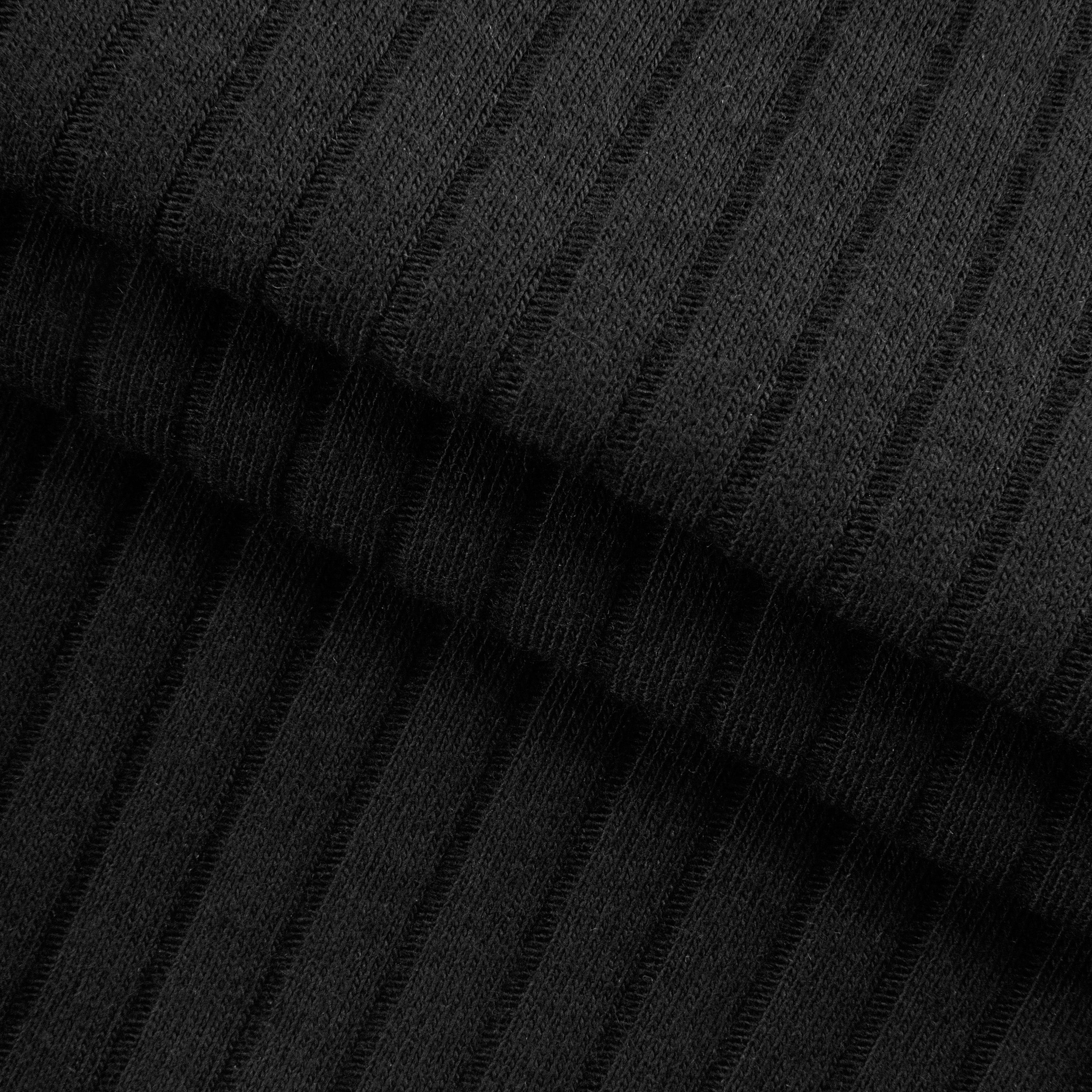 COTTON WIDE RIB - BLACK
