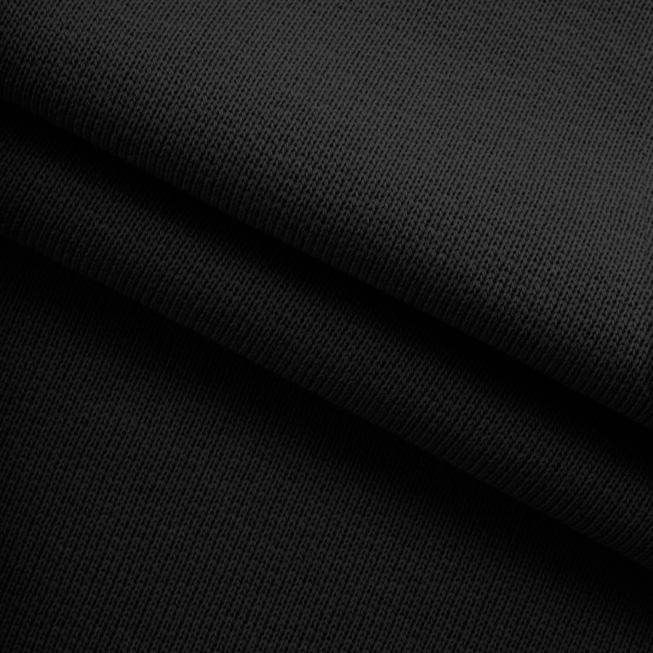 SUPER HEAVY COTTON FRENCH TERRY - BLACK