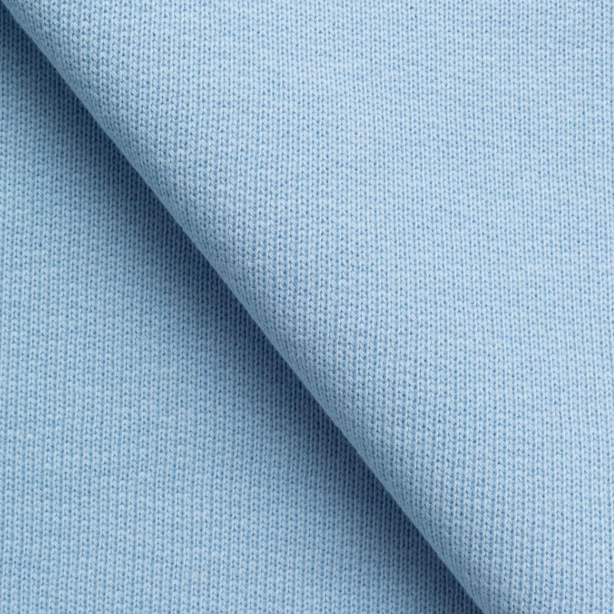 EXTRA HEAVY COTTON FRENCH TERRY FABRIC - BLUE - 580 GSM