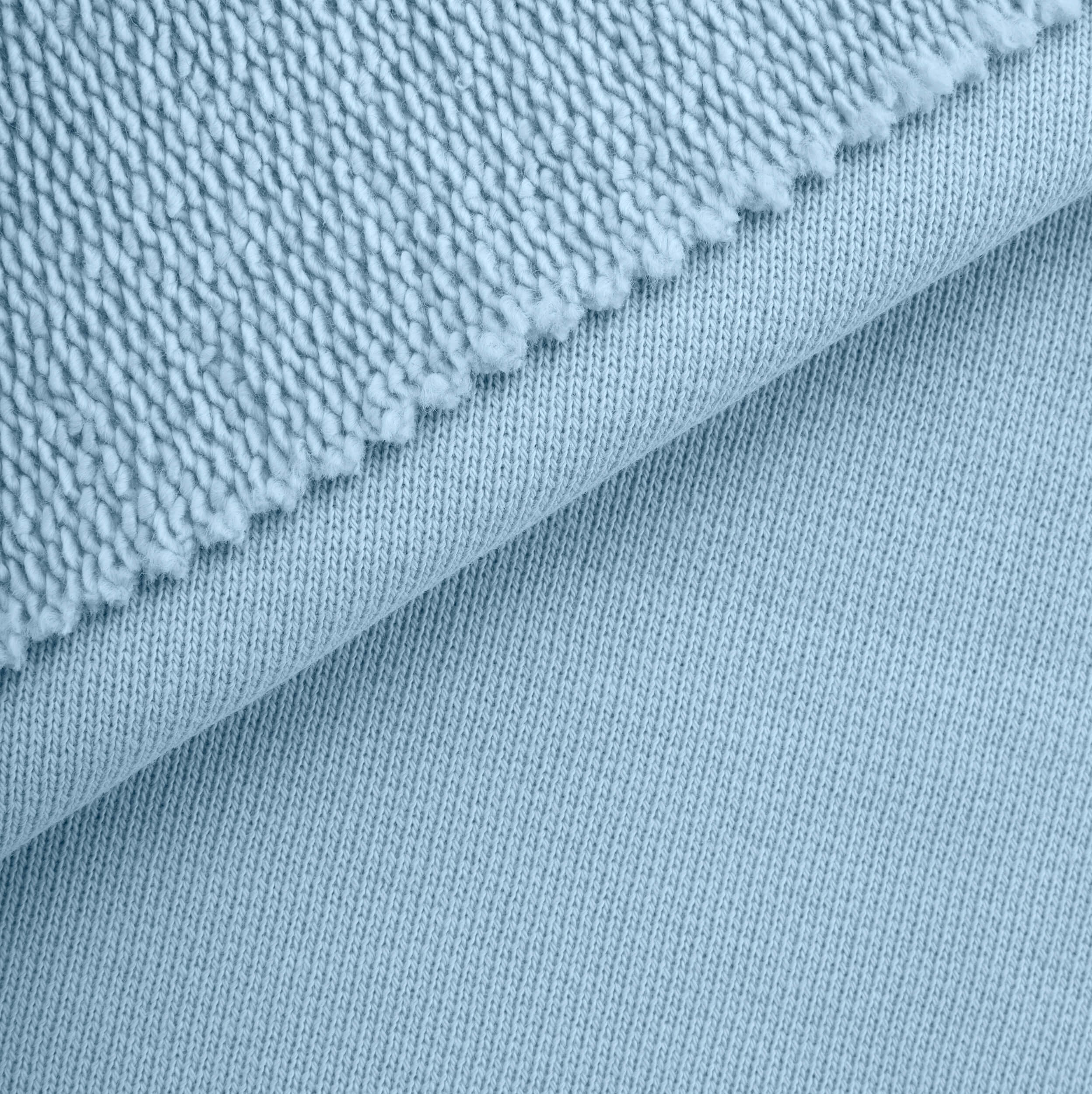 SUPER HEAVY COTTON FRENCH TERRY - BLUE