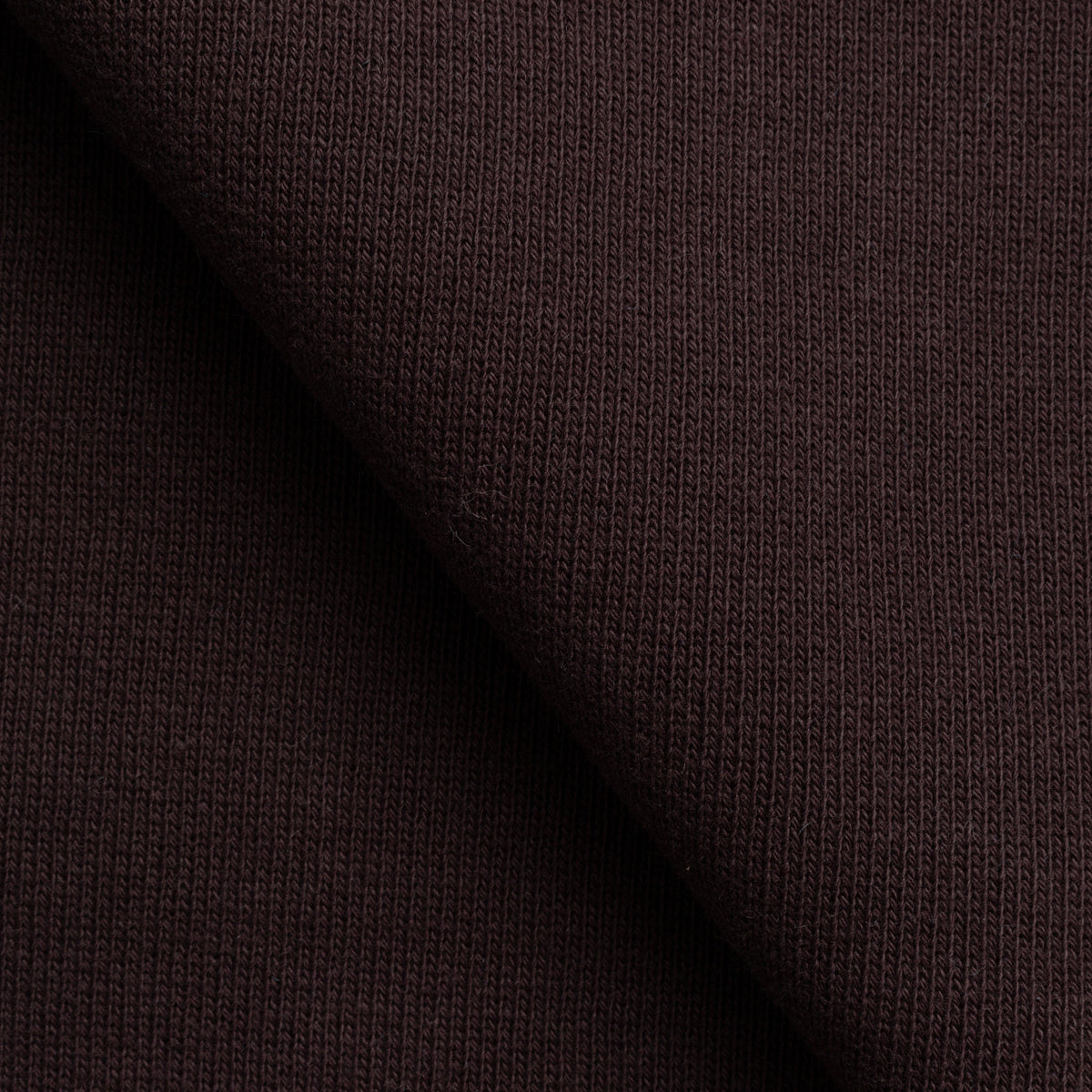 EXTRA HEAVY COTTON FRENCH TERRY FABRIC - BROWN - 580 GSM
