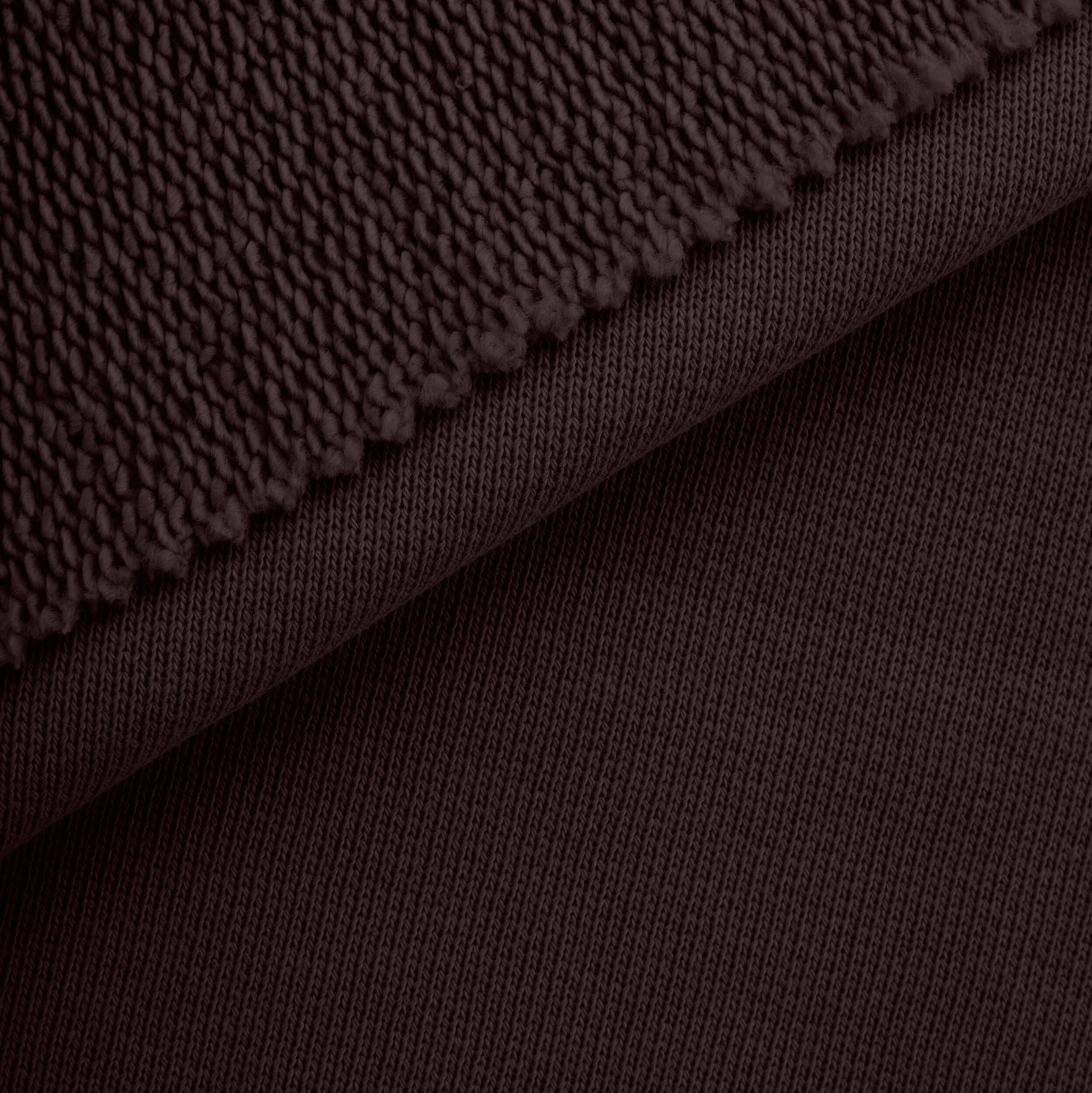 SUPER HEAVY COTTON FRENCH TERRY - BROWN