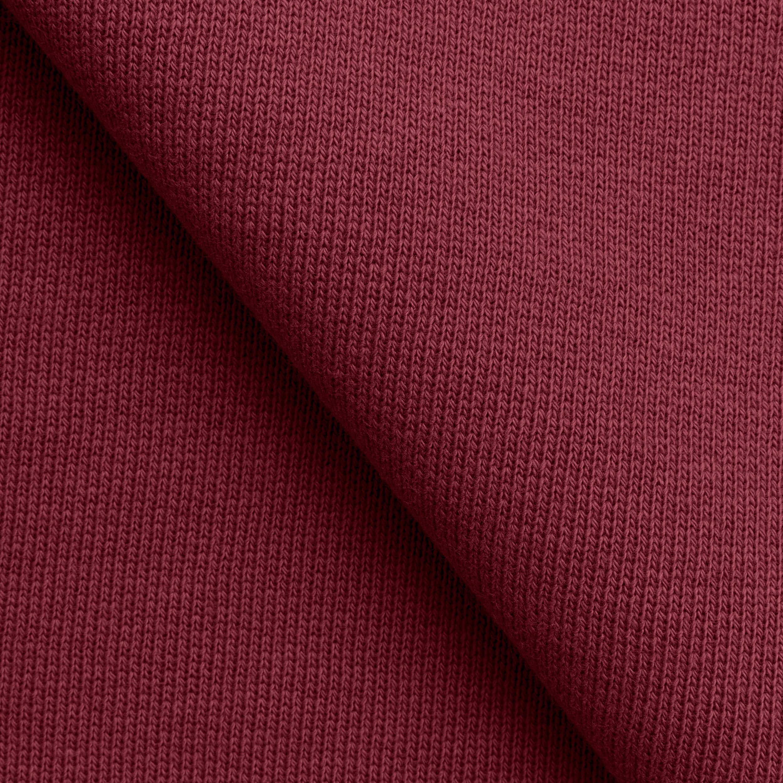 EXTRA HEAVY COTTON FRENCH TERRY FABRIC - BURGUNDY - 580 GSM