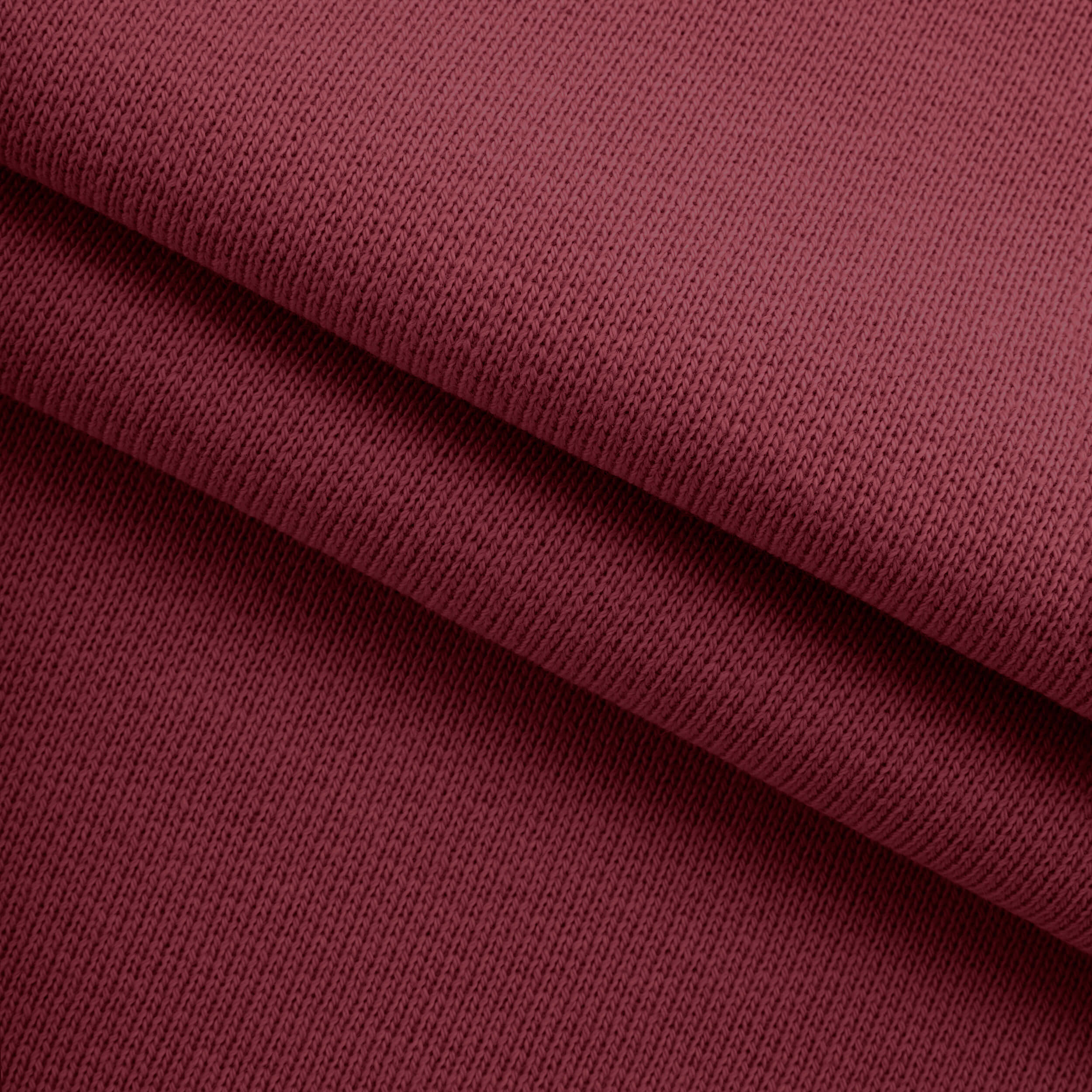SUPER HEAVY COTTON FRENCH TERRY - BURGUNDY