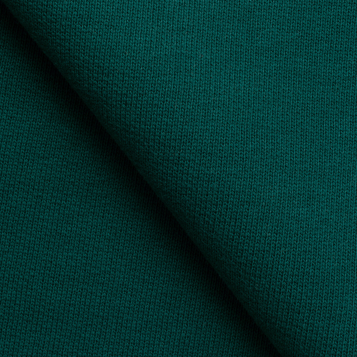 EXTRA HEAVY COTTON FRENCH TERRY FABRIC - GREEN - 580 GSM
