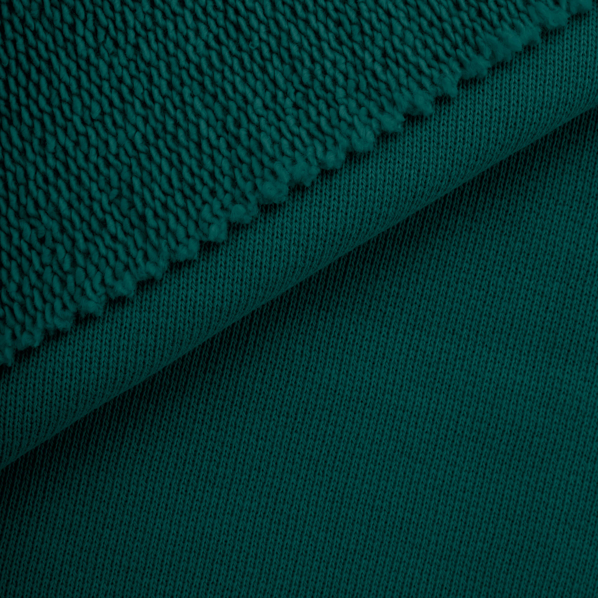 SUPER HEAVY COTTON FRENCH TERRY - GREEN