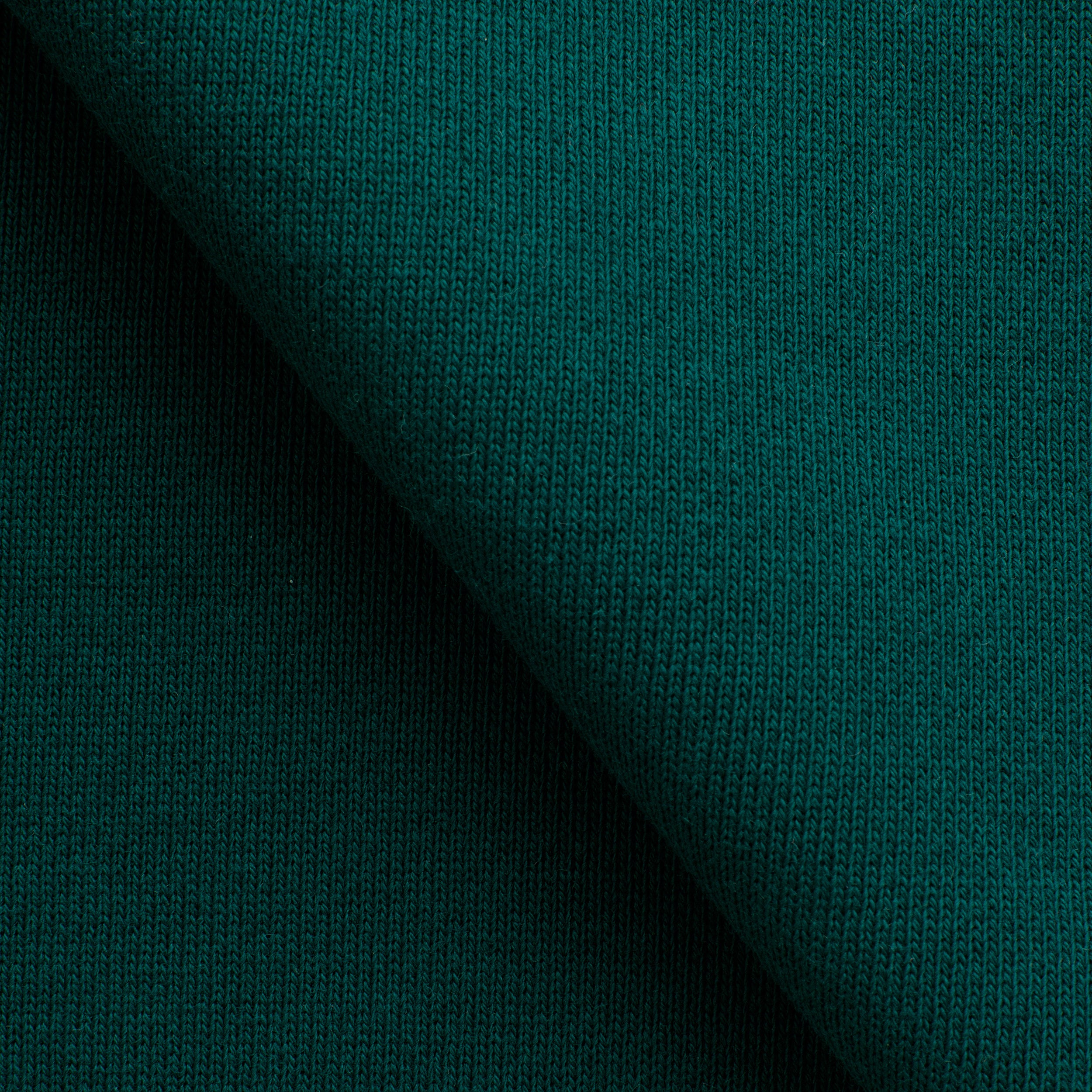 HEAVY COTTON DIAGONAL FRENCH TERRY FABRIC - GREEN - 430 GSM