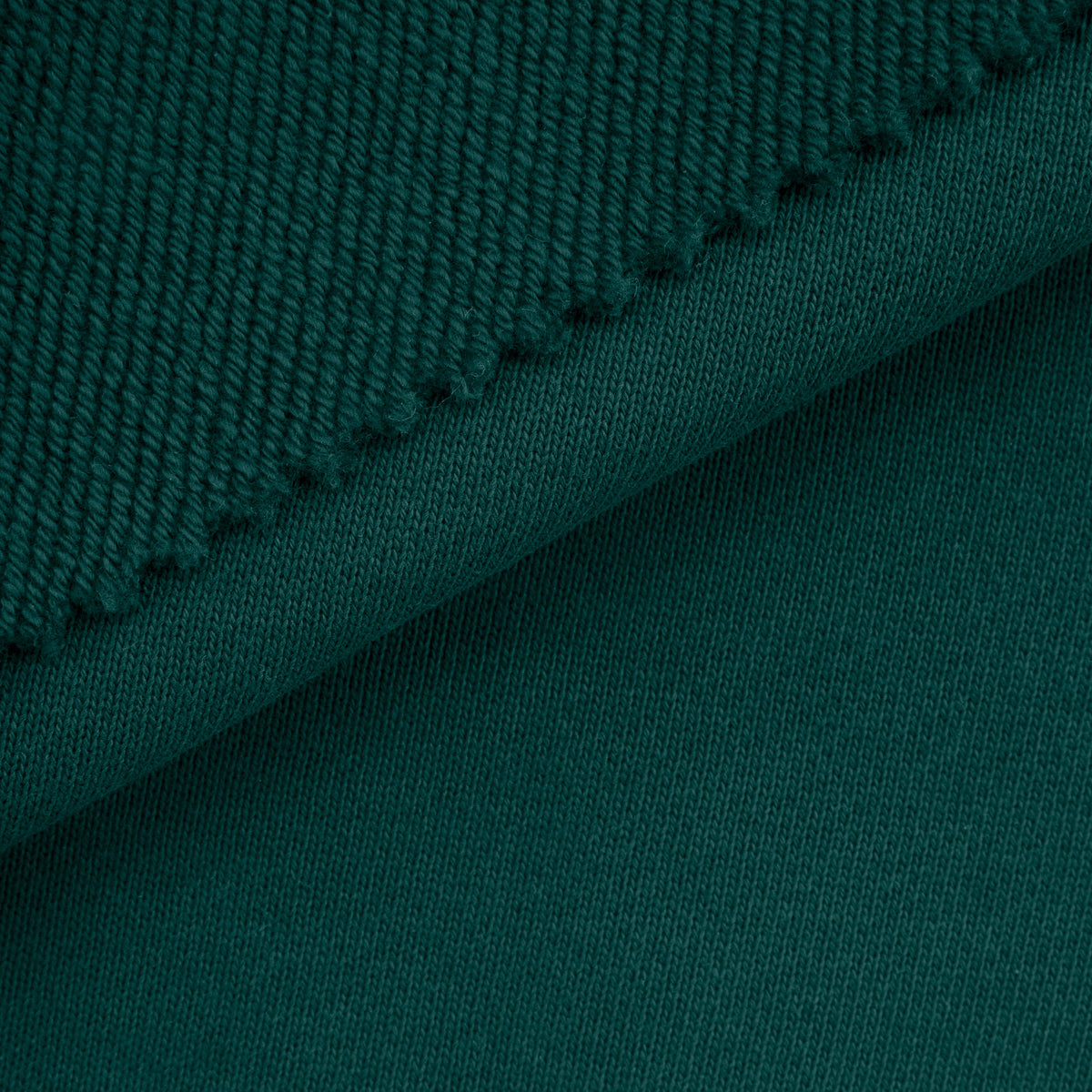 HEAVY DIAGONAL FRENCH TERRY - GREEN