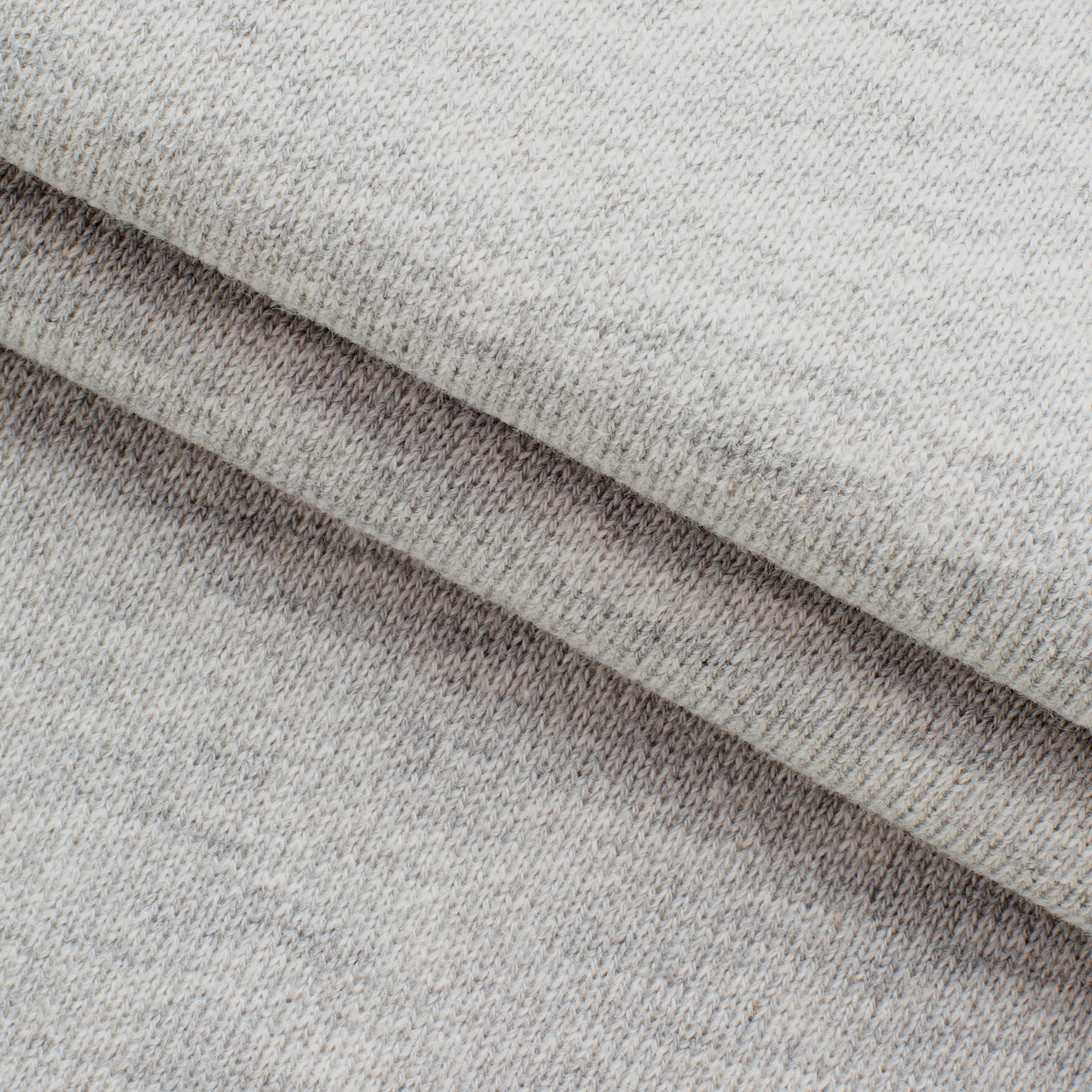 HEAVY DIAGONAL FRENCH TERRY - GREY MELANGE