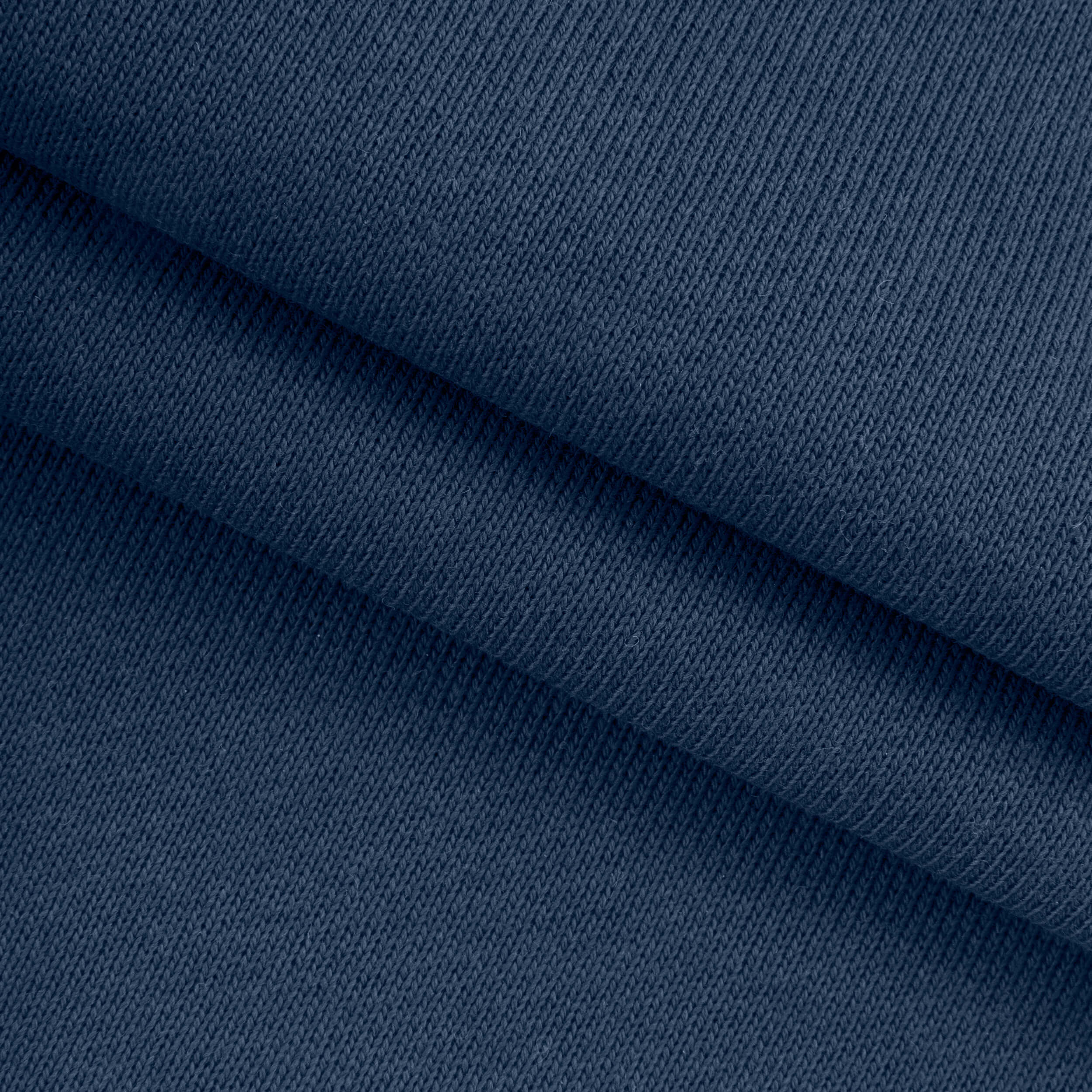 HEAVY DIAGONAL FRENCH TERRY - NAVY BLUE