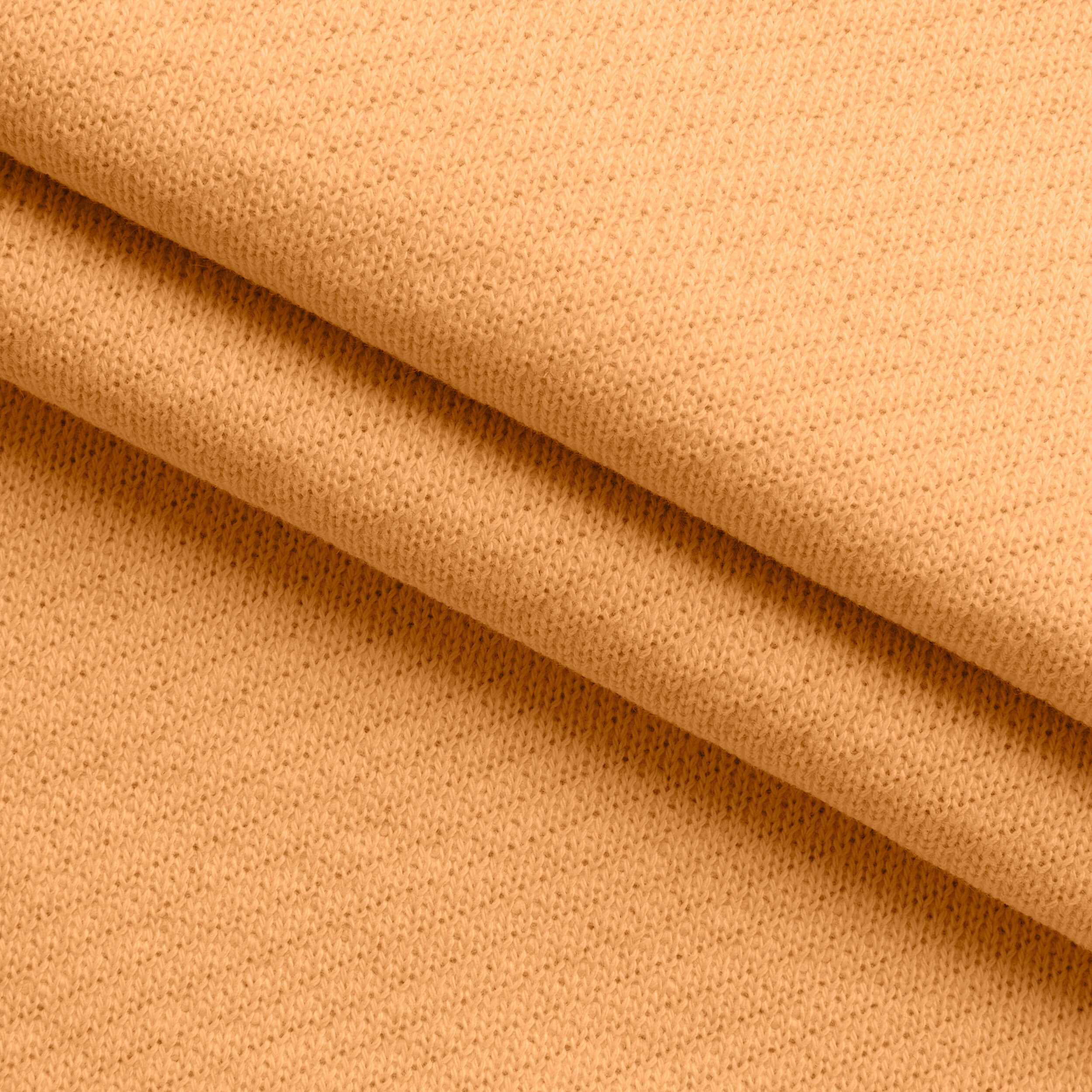 HEAVY DIAGONAL FRENCH TERRY - APRICOT