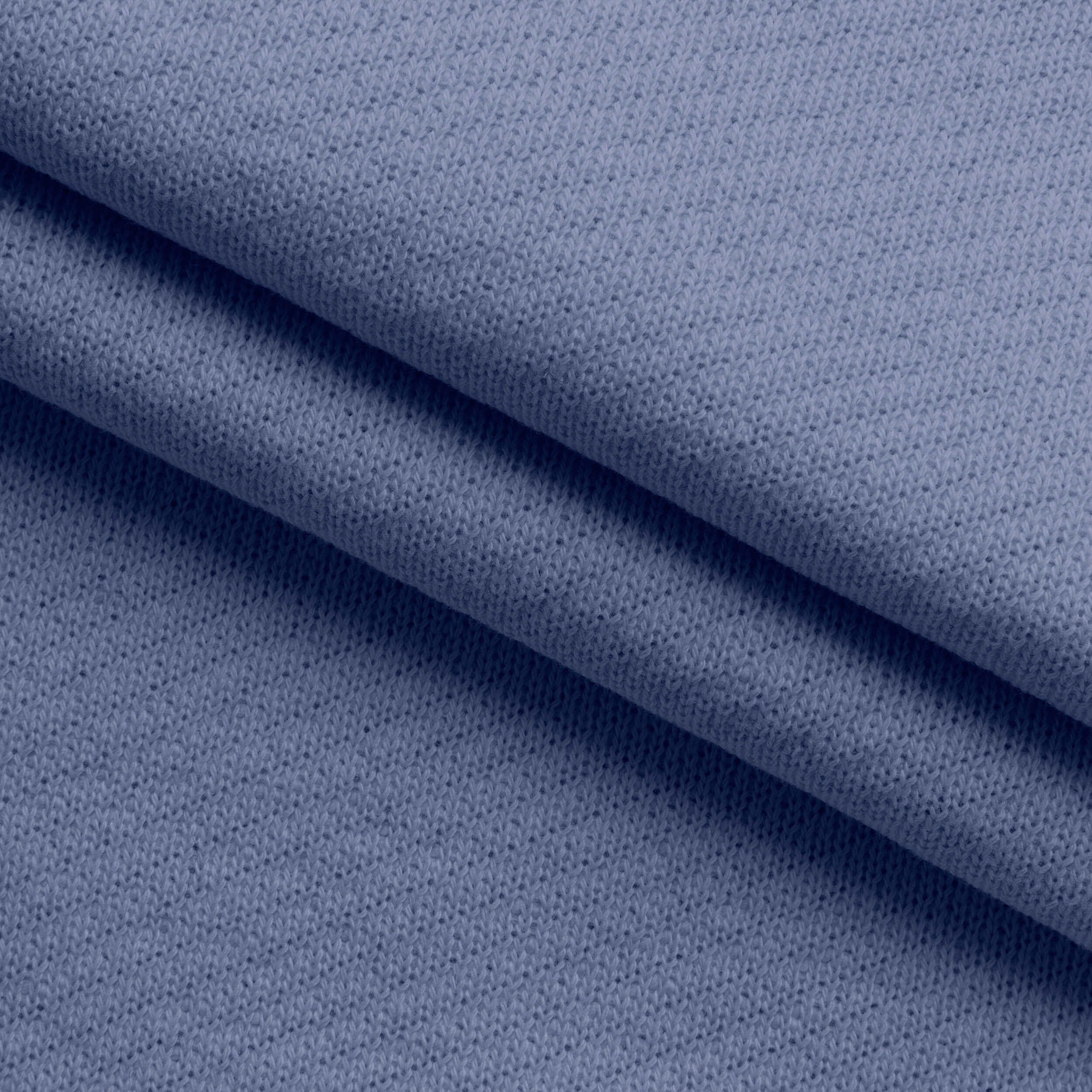 HEAVY DIAGONAL FRENCH TERRY - BLUE