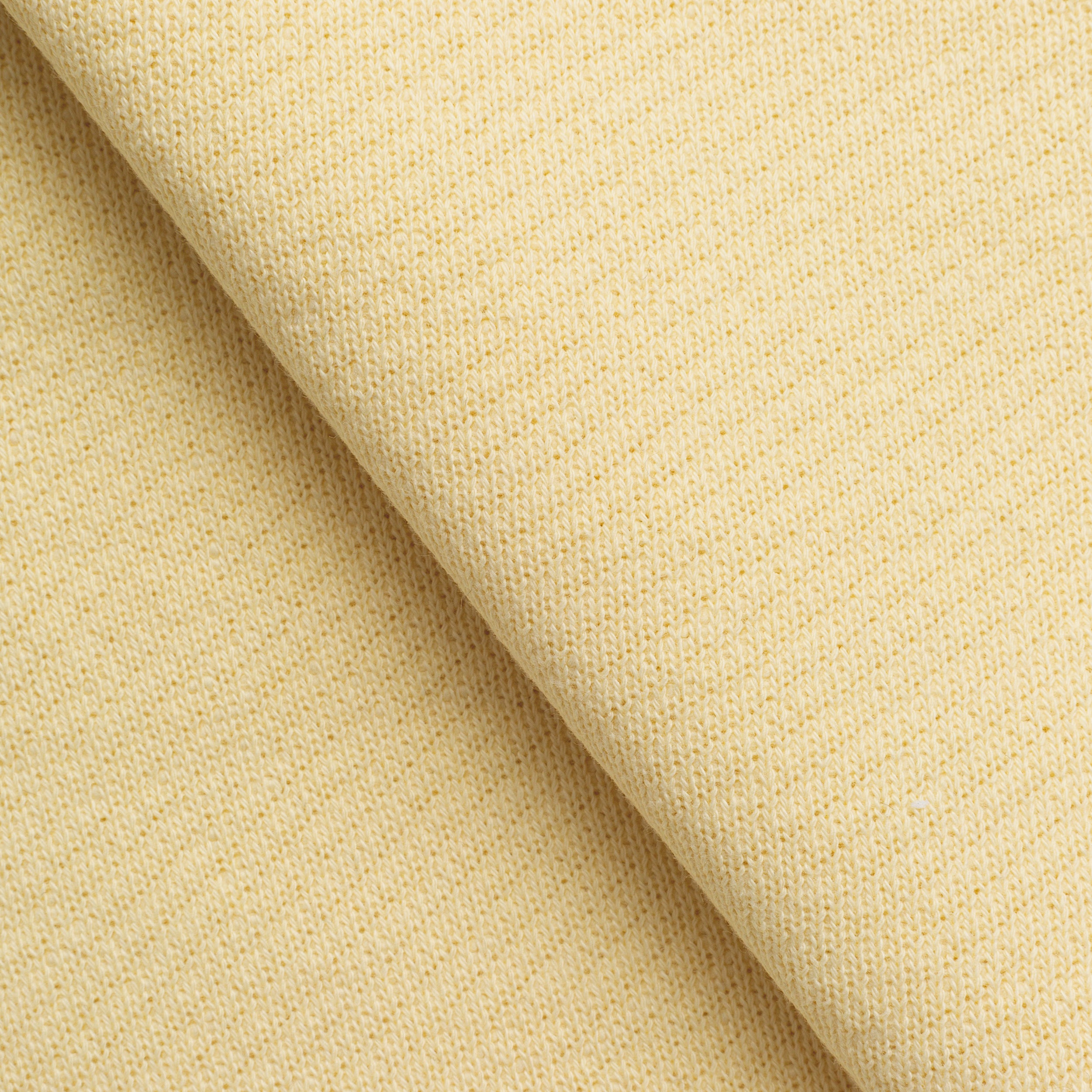 HEAVY COTTON DIAGONAL FRENCH TERRY FABRIC - YELLOW - 450 GSM