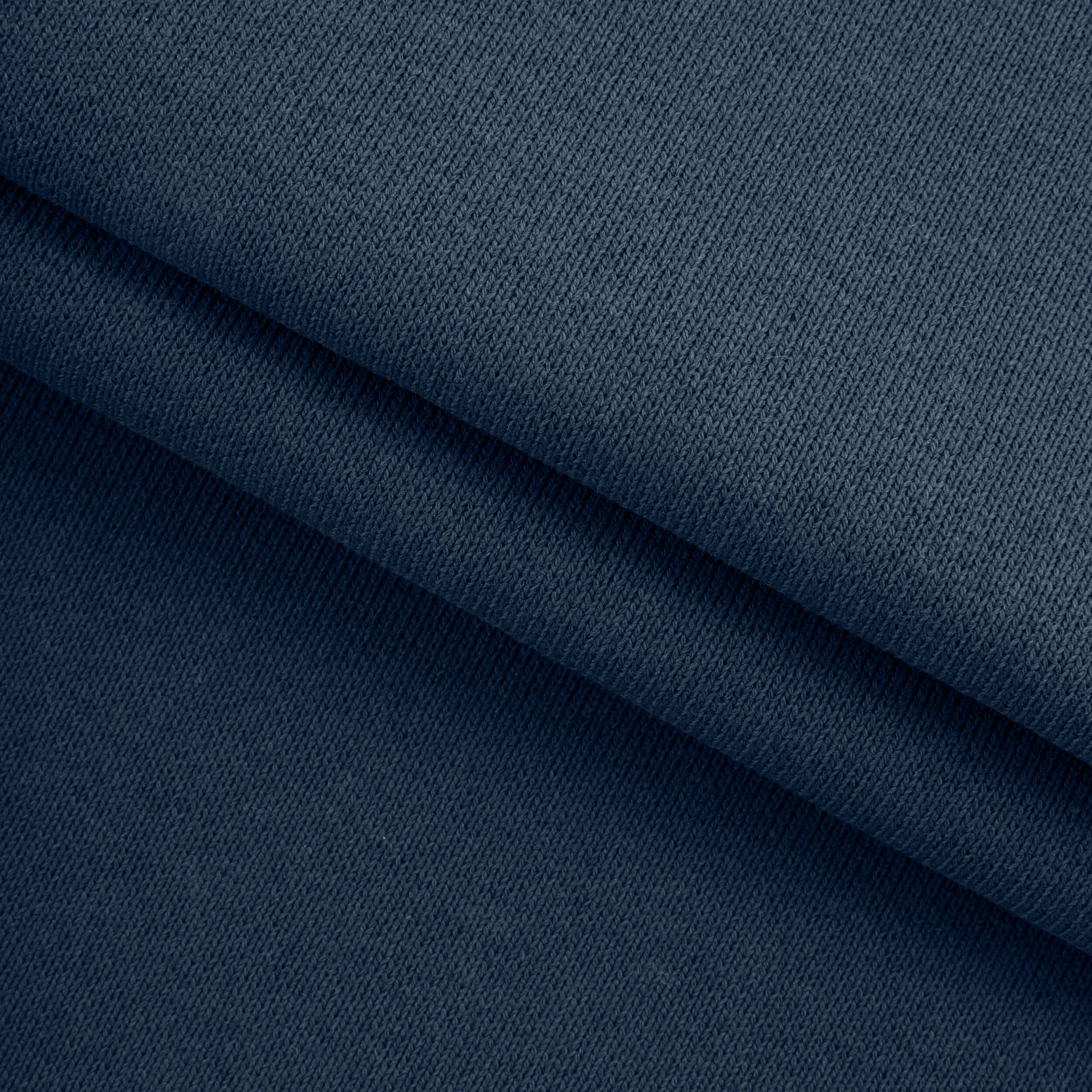 HEAVY COTTON RIB - NAVY BLUE