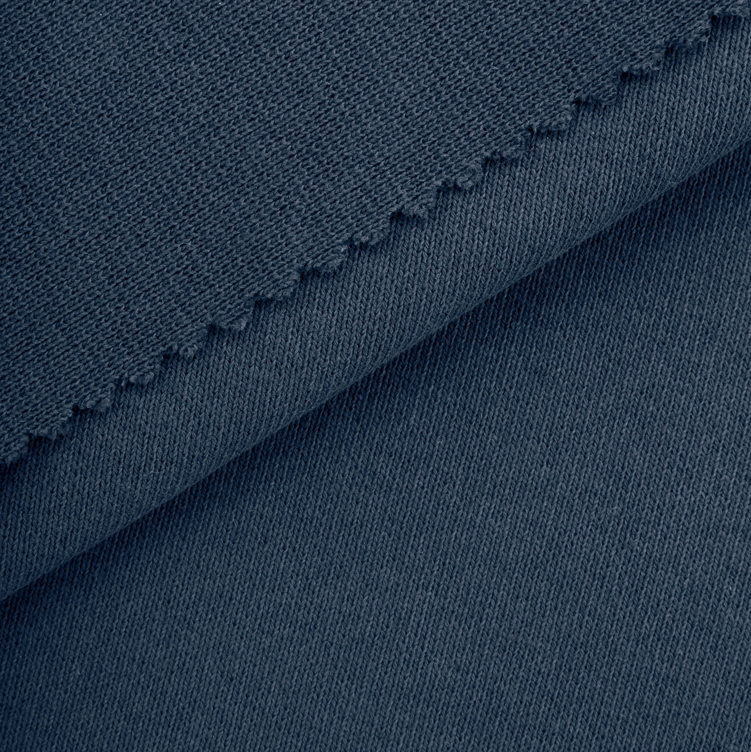HEAVY COTTON RIB - NAVY BLUE