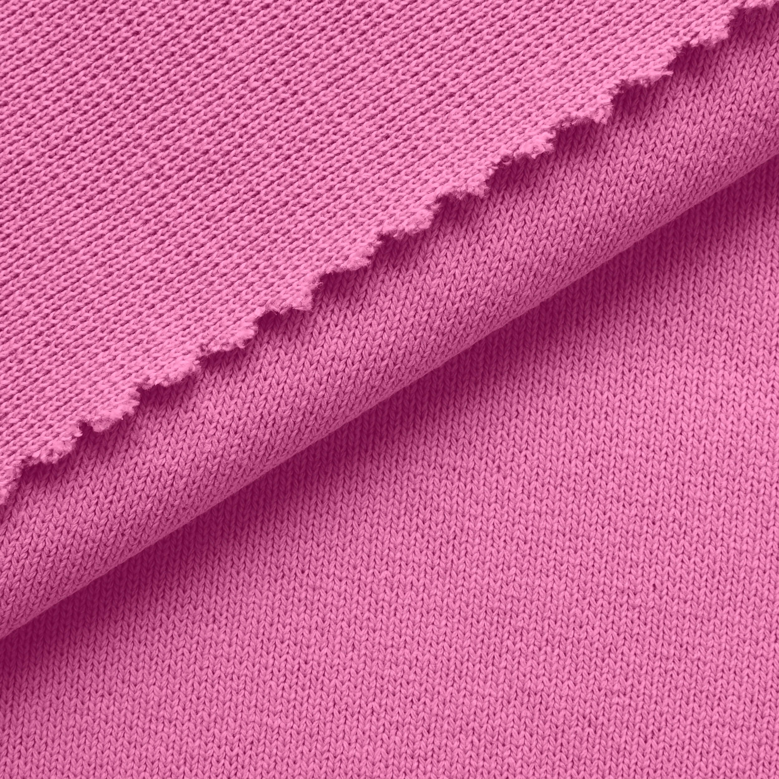 HEAVY COTTON RIB - ROSE