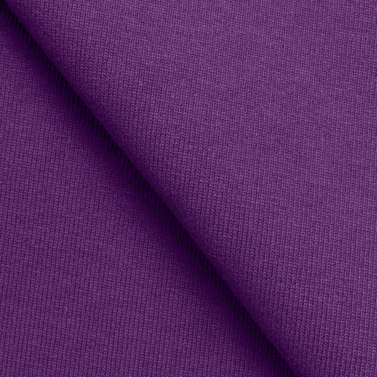COTTON RIB KNIT FABRIC WITH ELASTANE - PURPLE - 450 GSM
