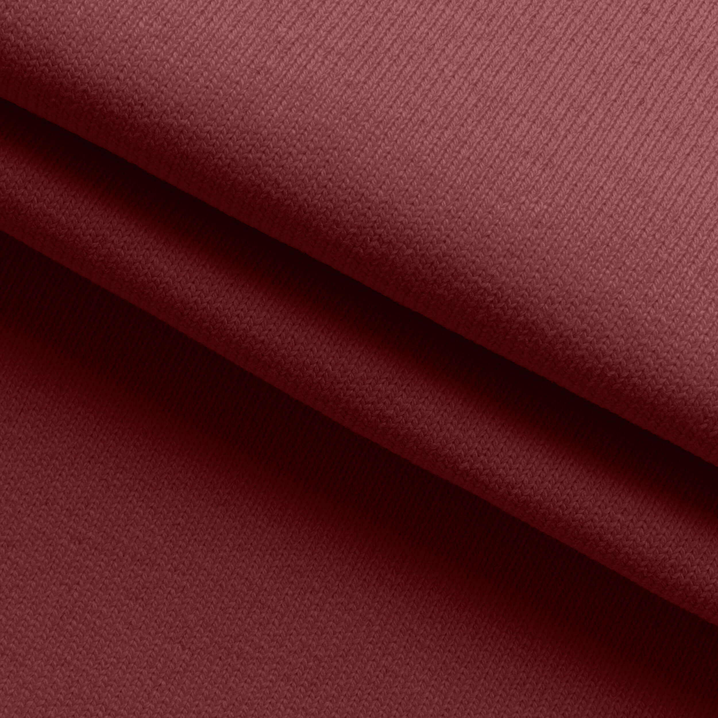 HEAVY COTTON RIB - BURGUNDY