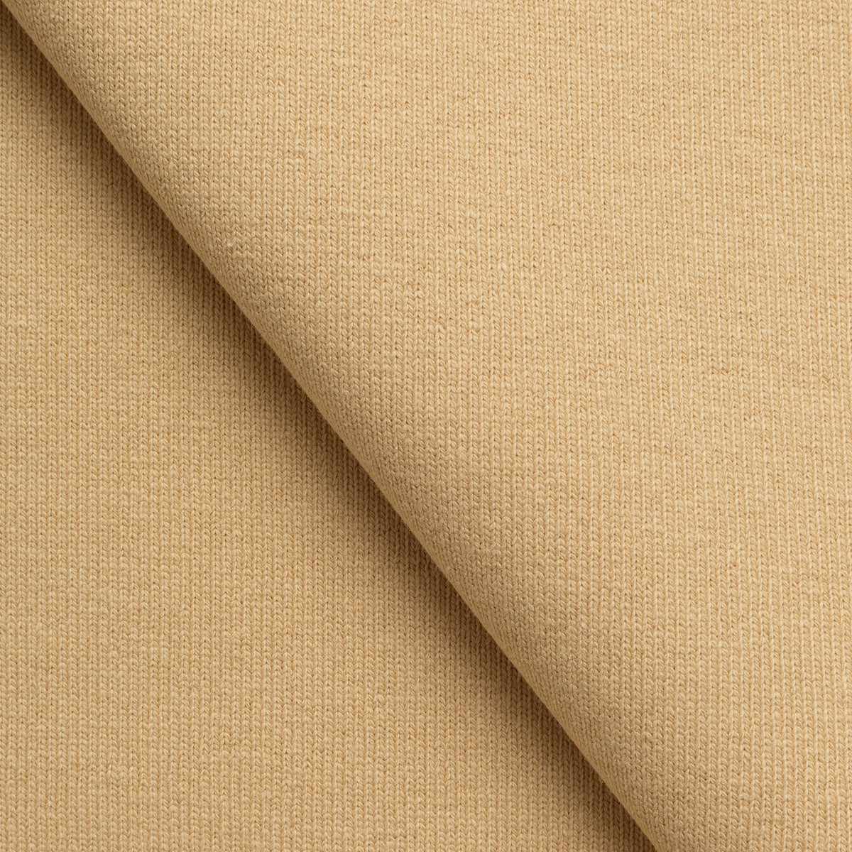 COTTON RIB KNIT FABRIC WITH ELASTANE - CARAMEL - 460 GSM
