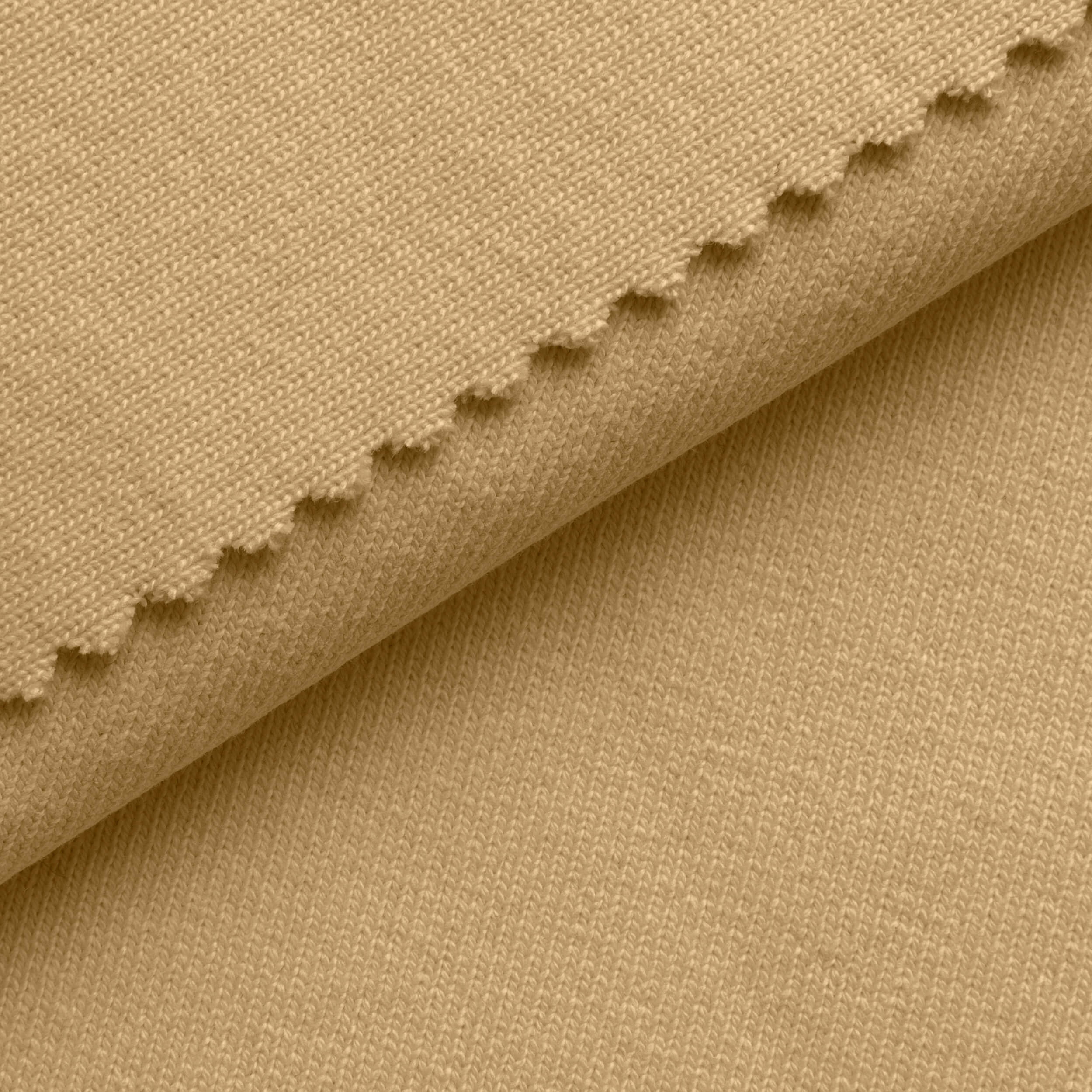 HEAVY COTTON RIB - CAMEL