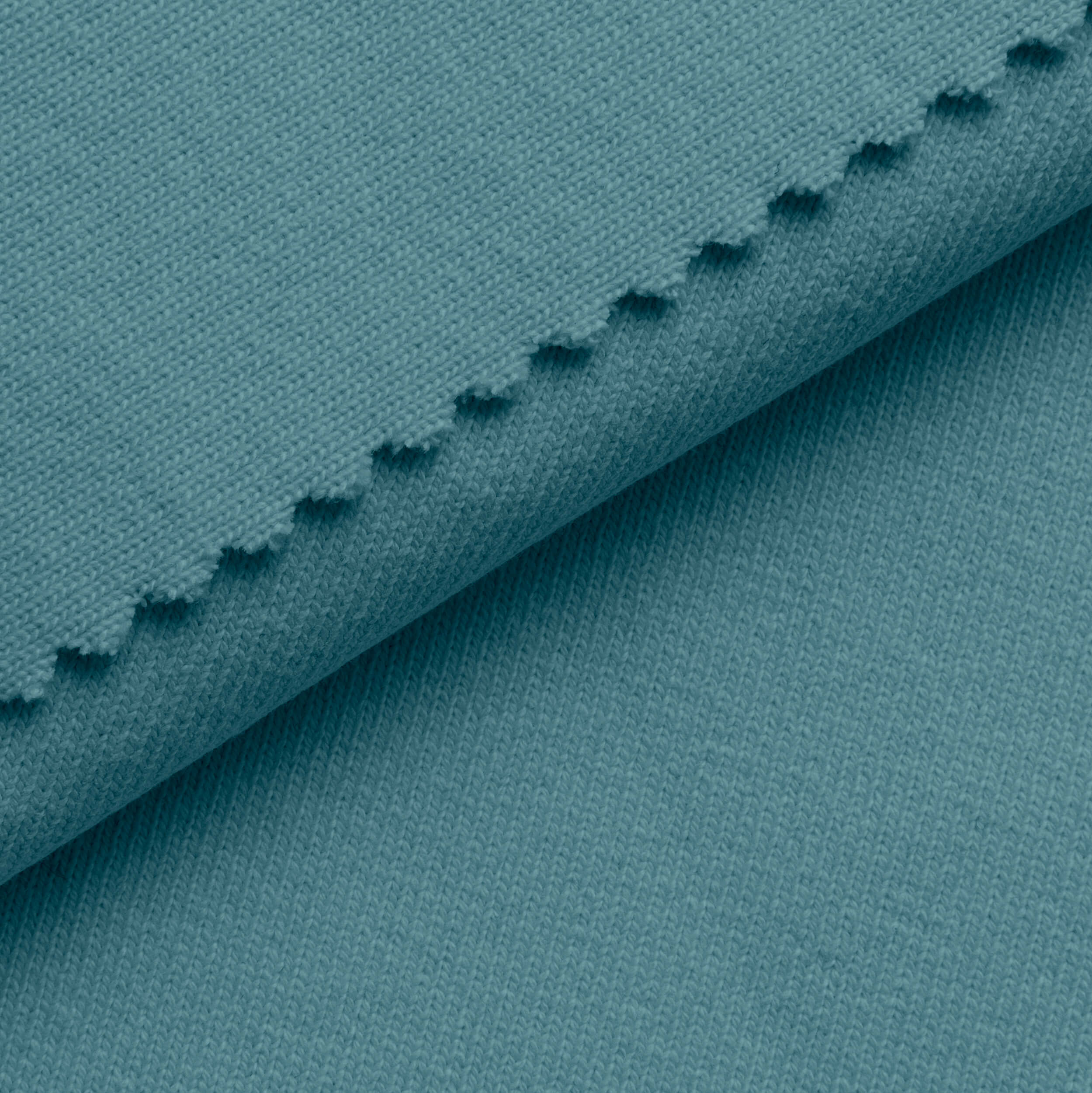 HEAVY COTTON RIB - TURQUOISE