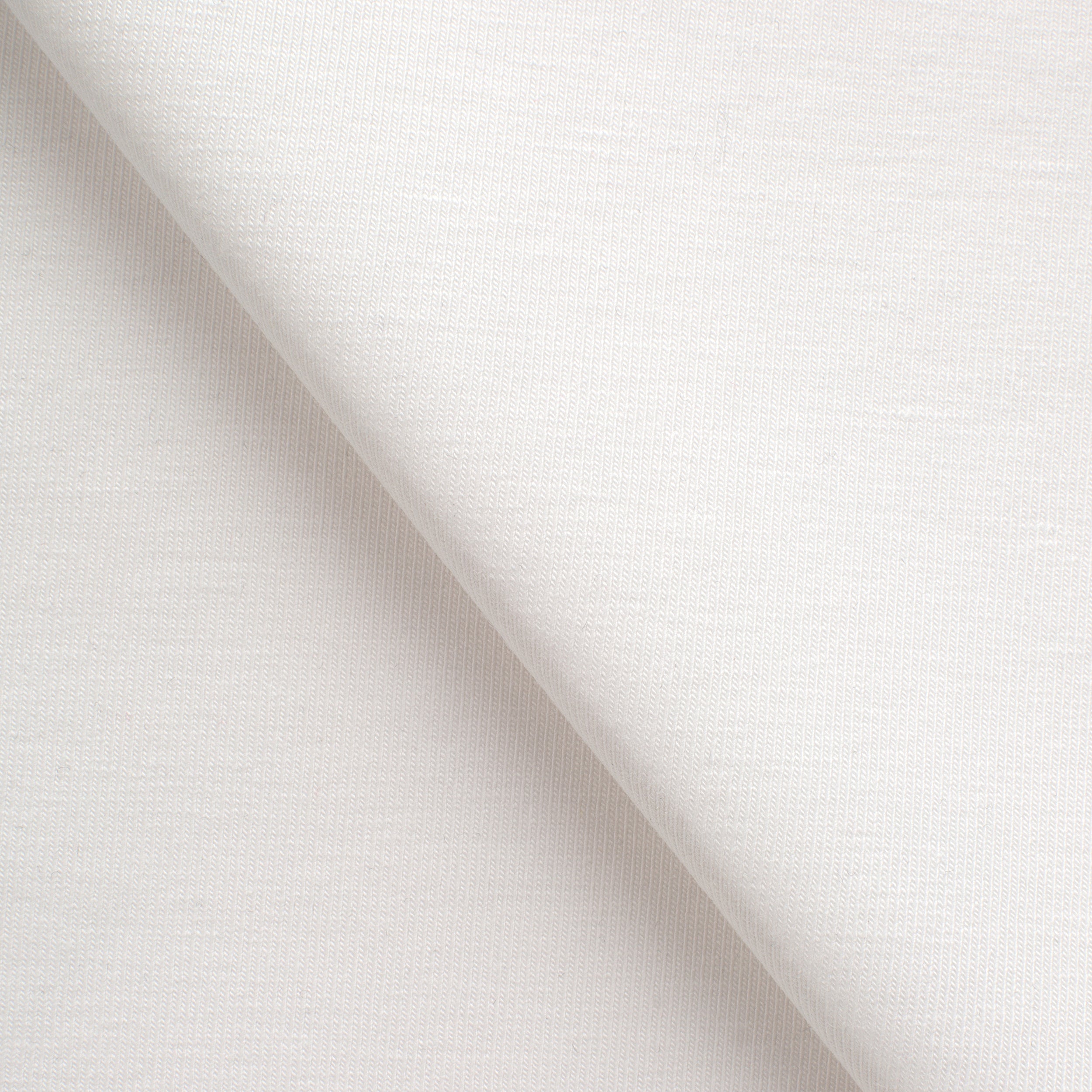 COTTON SINGLE JERSEY FABRIC WITH ELASTANE - WHITE - 210 GSM