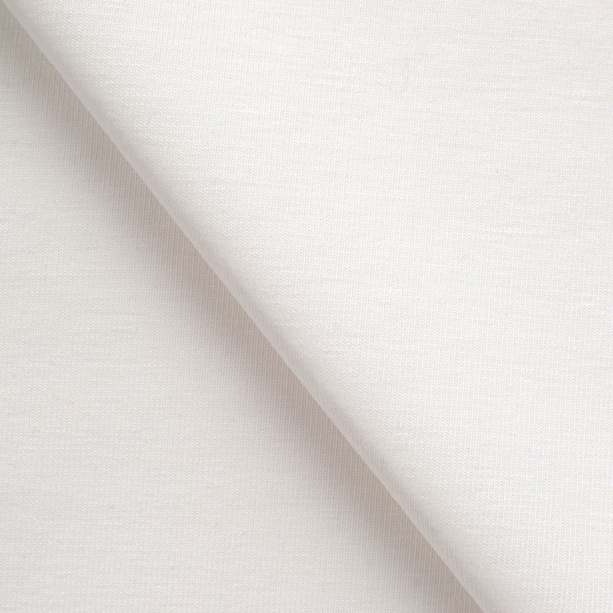 COTTON SINGLE JERSEY FABRIC WITH ELASTANE - WHITE - 210 GSM