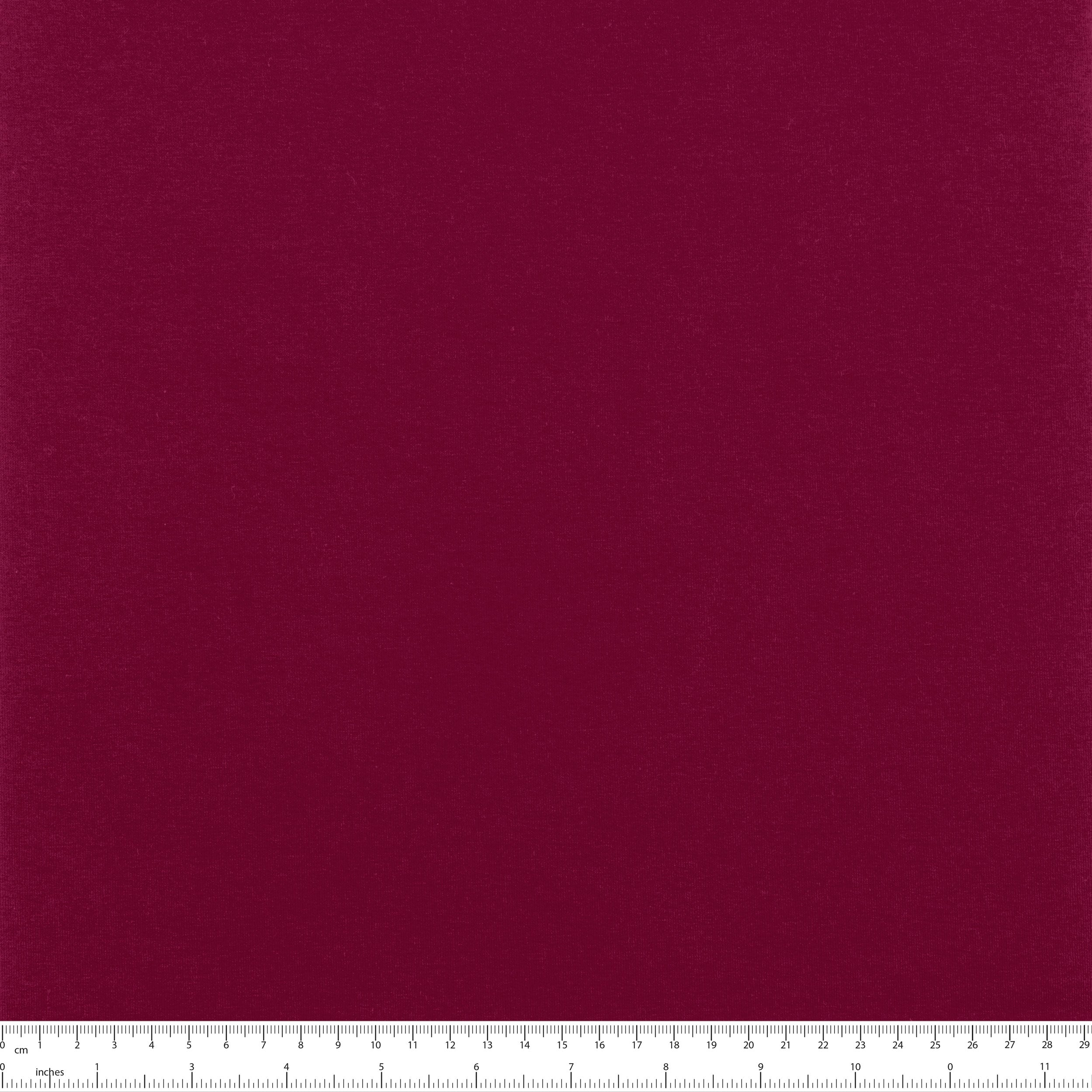 COTTON FRENCH TERRY FABRIC WITH ELASTANE - BURGUNDY - 280 GSM