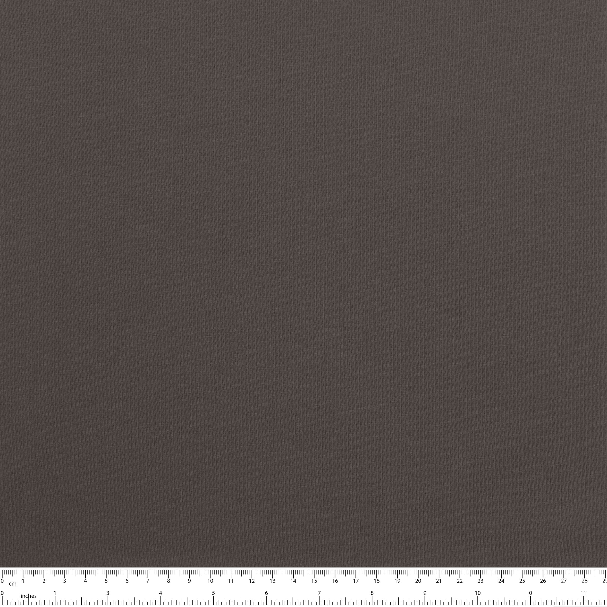 COTTON FRENCH TERRY FABRIC WITH ELASTANE - BROWN - 280 GSM