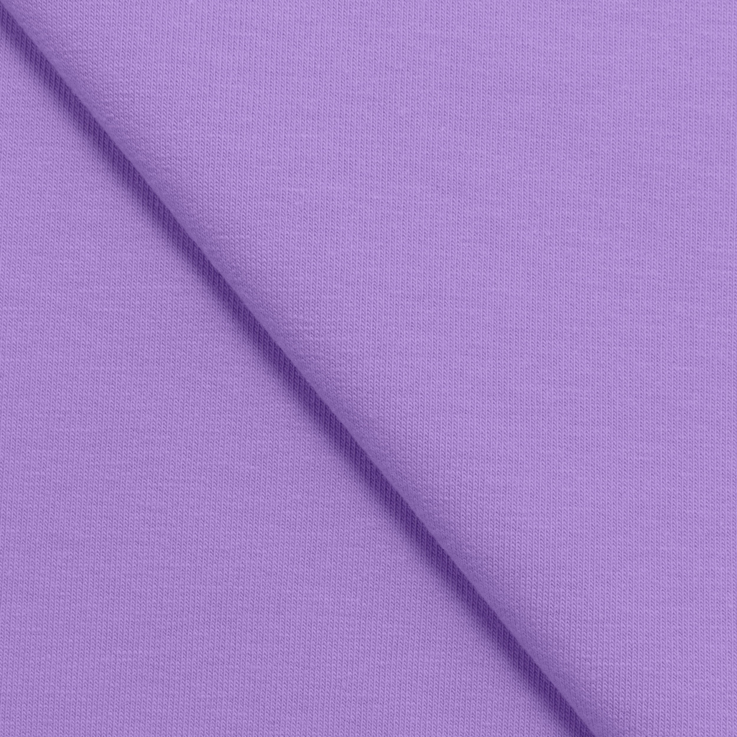COTTON FRENCH TERRY FABRIC WITH ELASTANE - LAVENDER PURPLE - 280 GSM