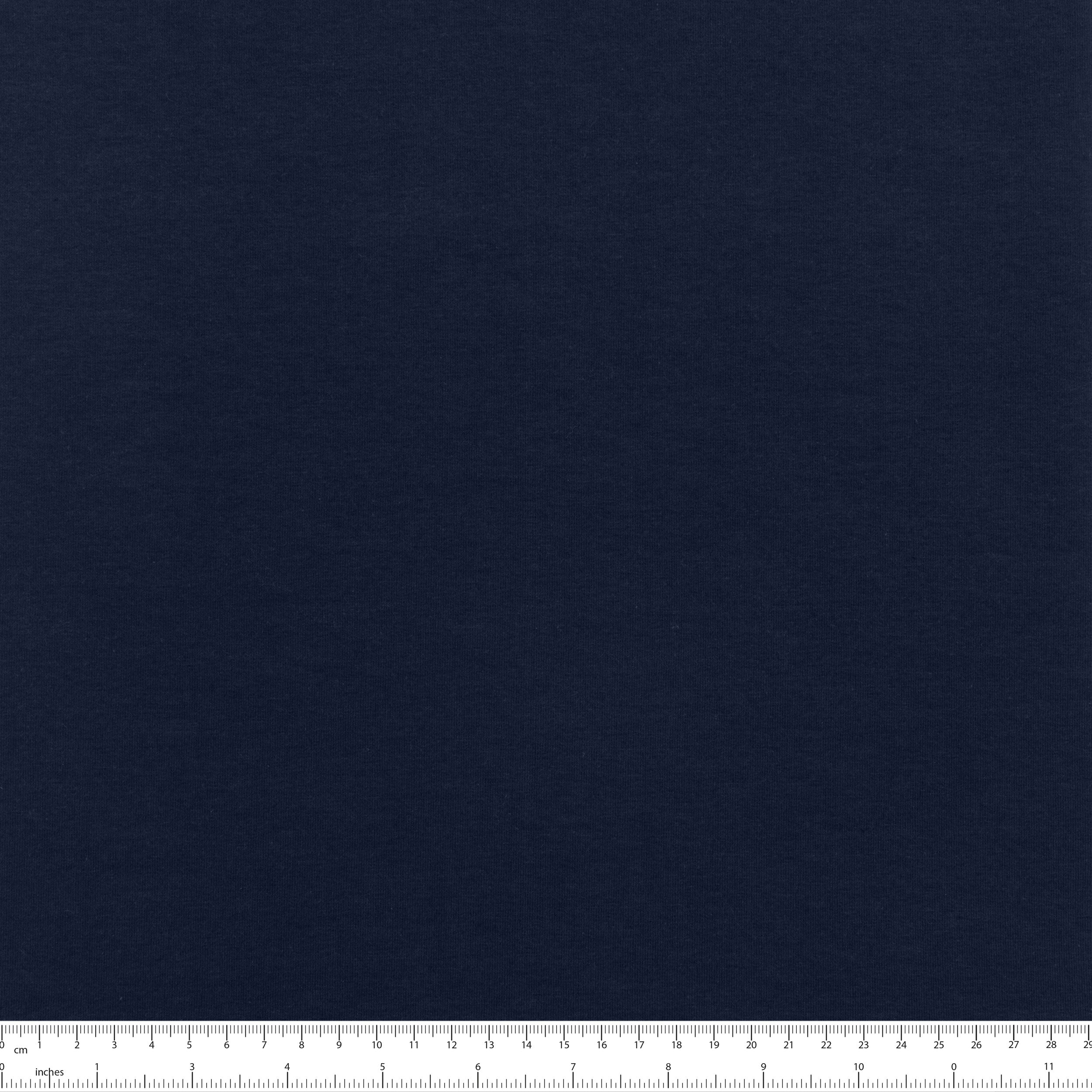 COTTON FRENCH TERRY FABRIC WITH ELASTANE - NAVY BLUE - 280 GSM