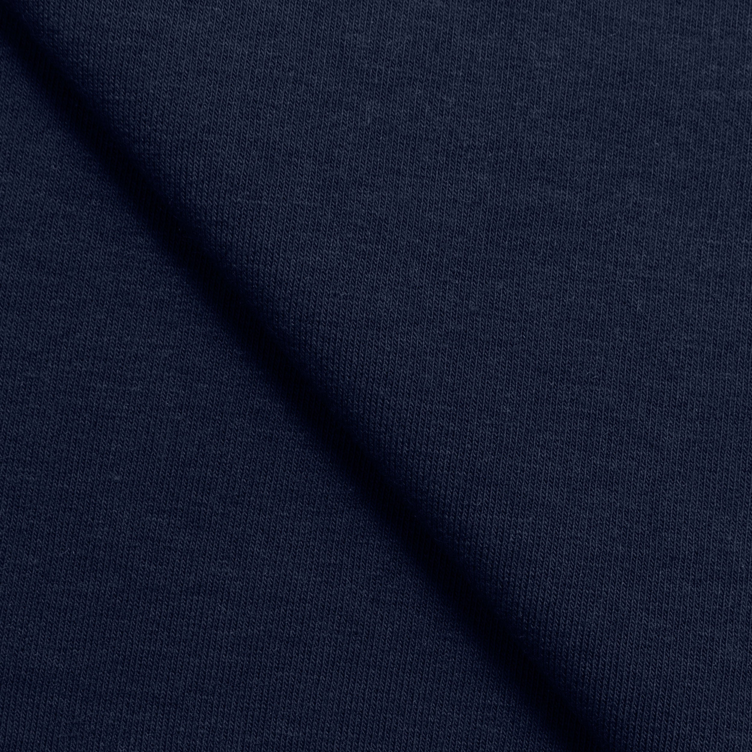 COTTON FRENCH TERRY FABRIC WITH ELASTANE - NAVY BLUE - 280 GSM