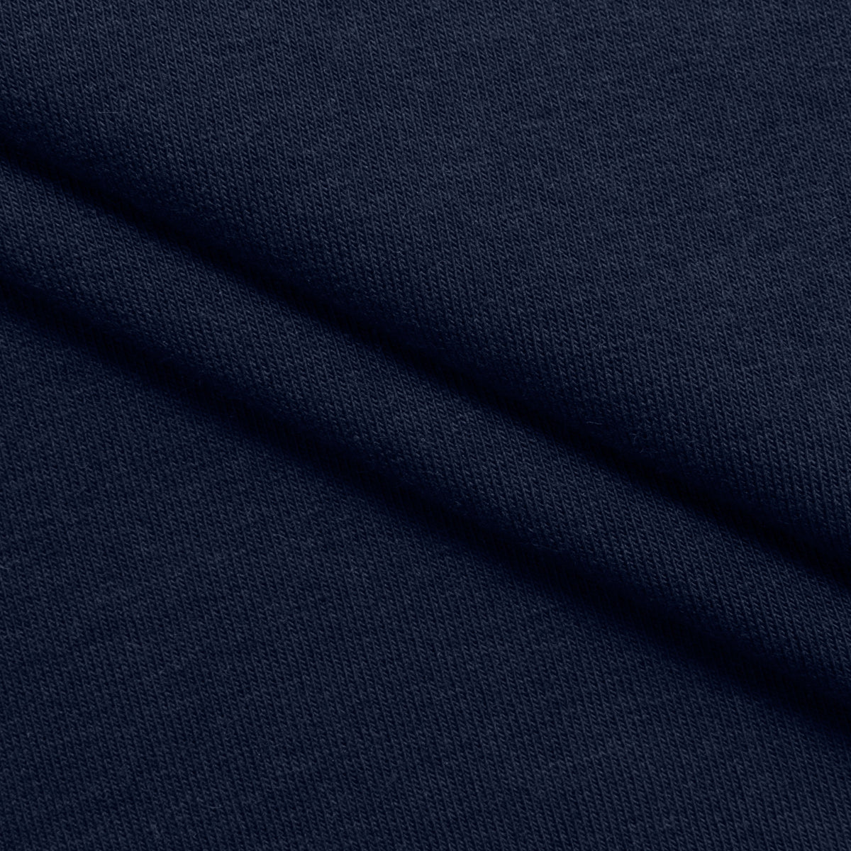 COTTON FRENCH TERRY FABRIC WITH ELASTANE - NAVY BLUE - 280 GSM
