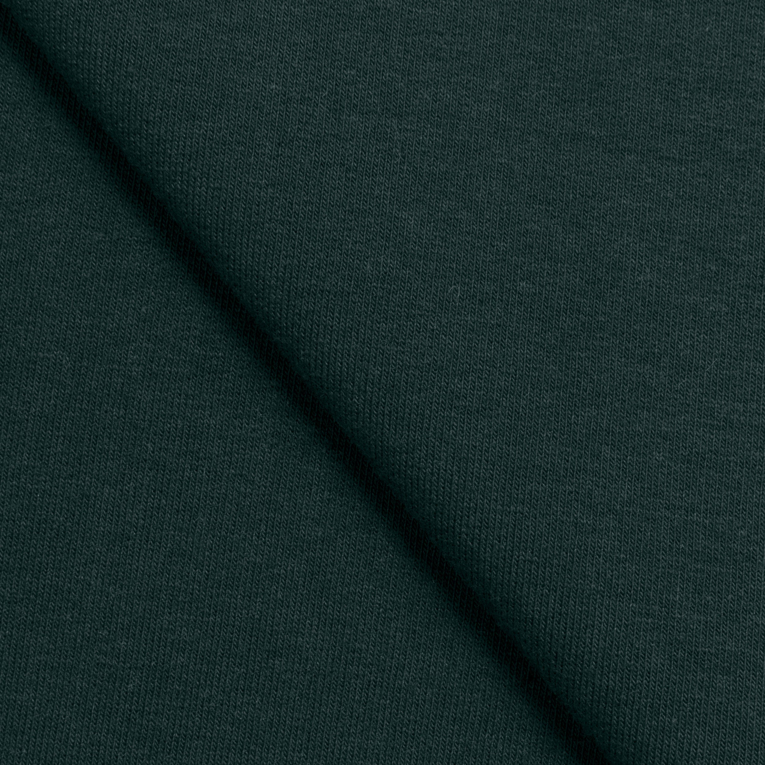 COTTON FRENCH TERRY FABRIC WITH ELASTANE - BOTTLE GREEN - 280 GSM