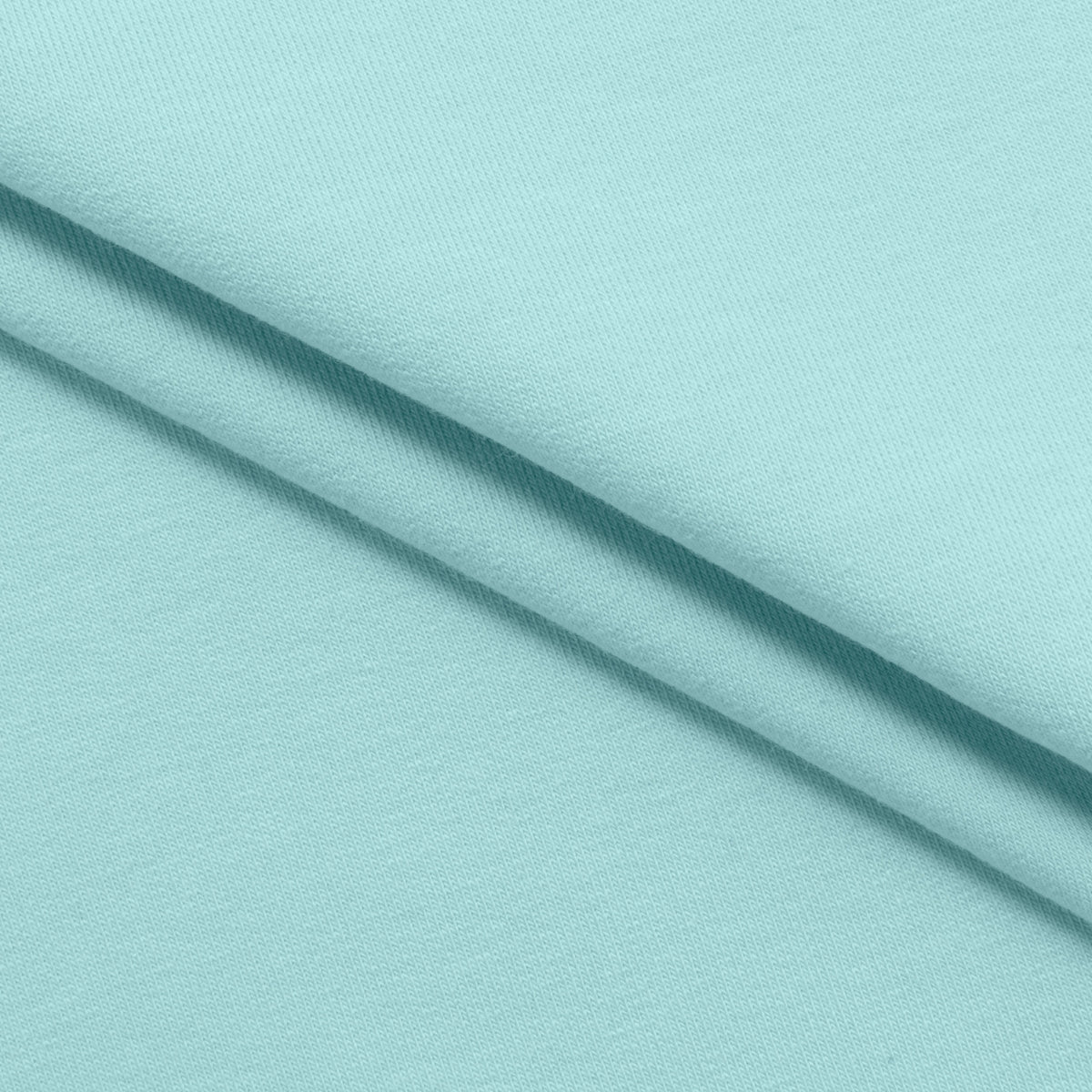 COTTON FRENCH TERRY FABRIC WITH ELASTANE - AZURE - 280 GSM