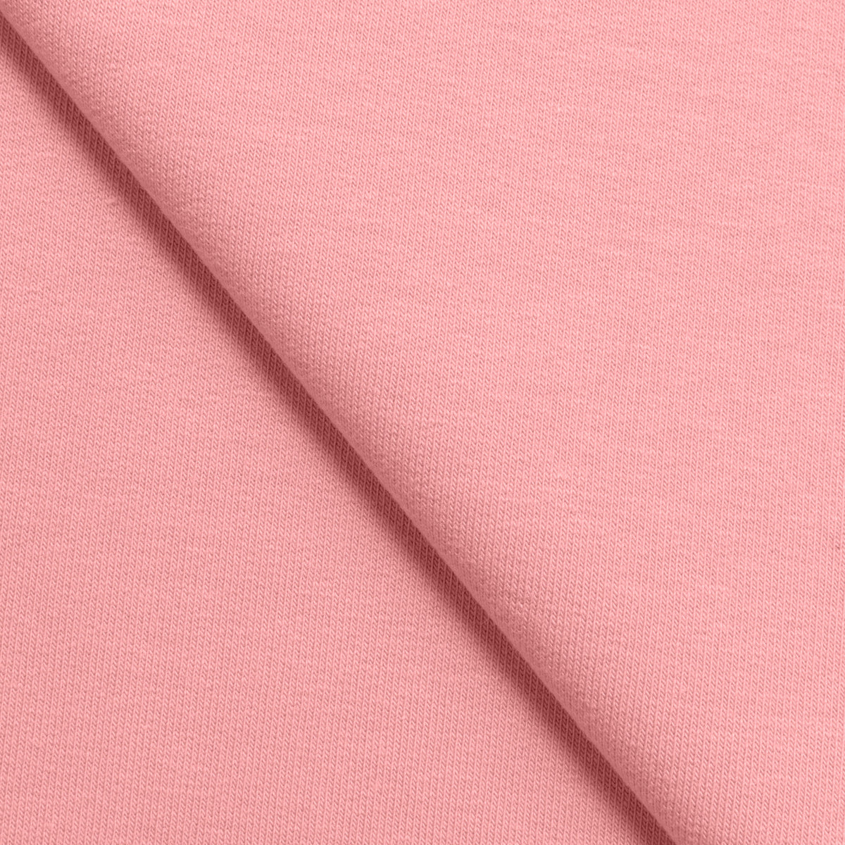COTTON FRENCH TERRY FABRIC WITH ELASTANE - PINK - 280 GSM