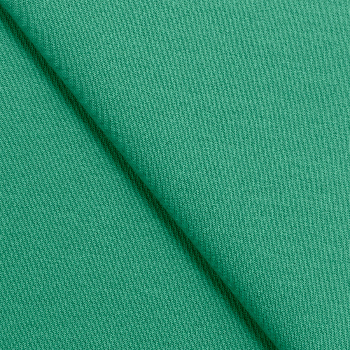 COTTON FRENCH TERRY FABRIC WITH ELASTANE - GREEN - 280 GSM