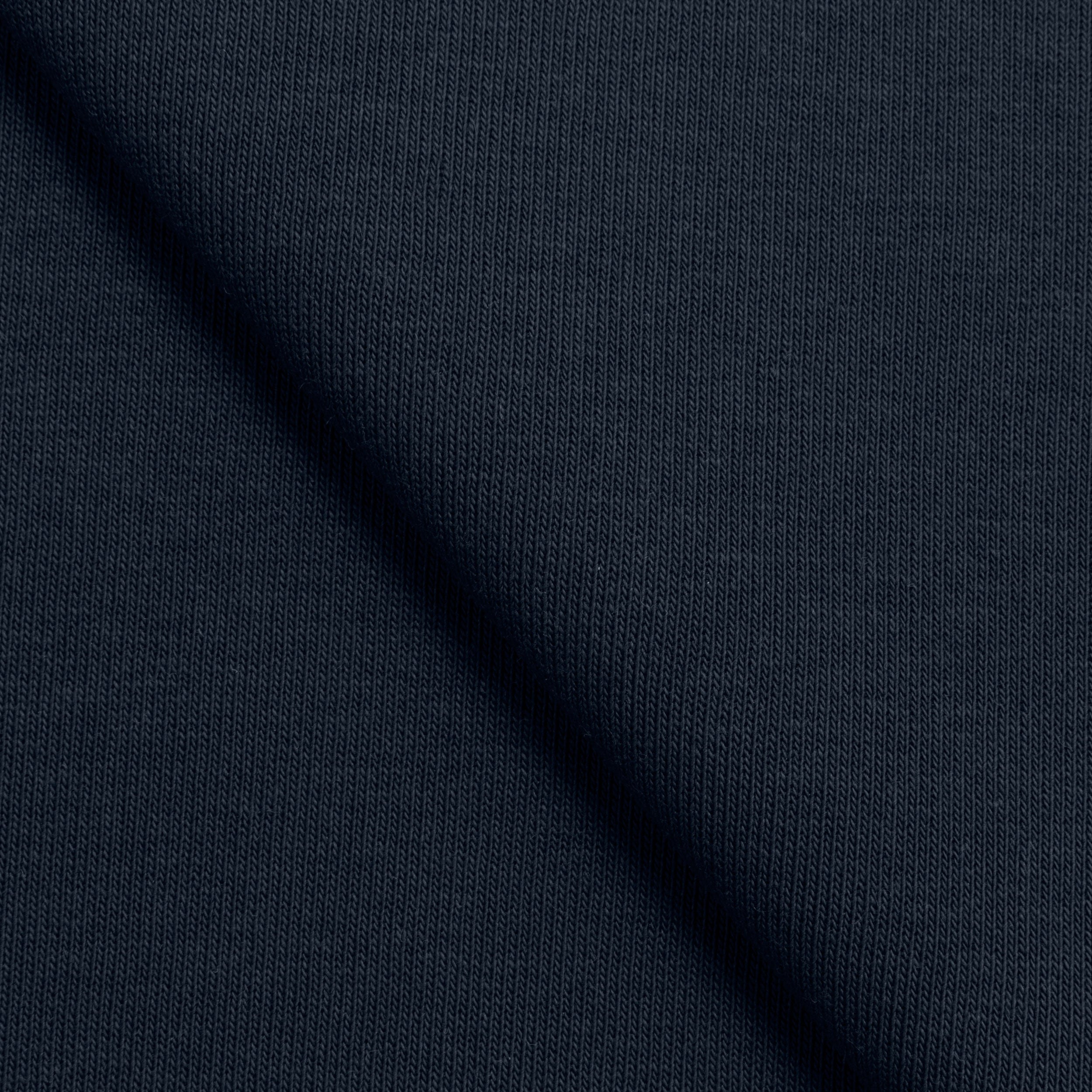 COTTON FRENCH TERRY FABRIC WITH ELASTANE - NAVY BLUE - 320 GSM