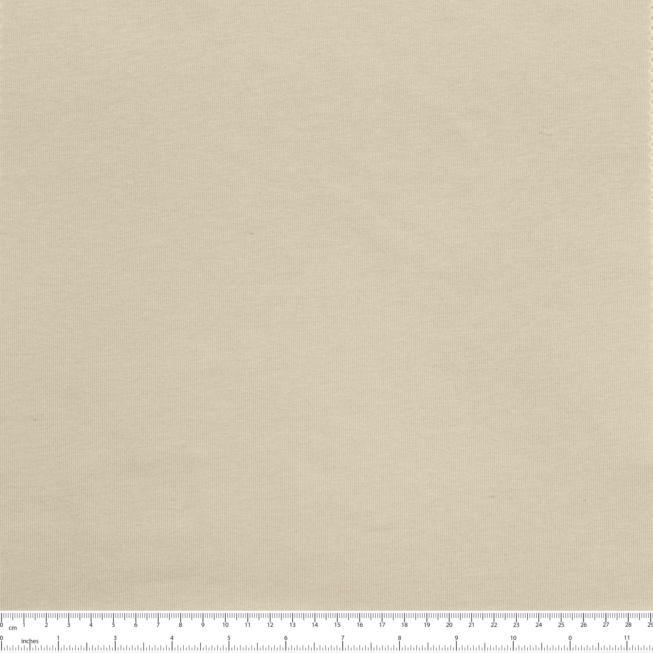 COTTON FRENCH TERRY FABRIC WITH ELASTANE - CREAM PEARL - 320 GSM