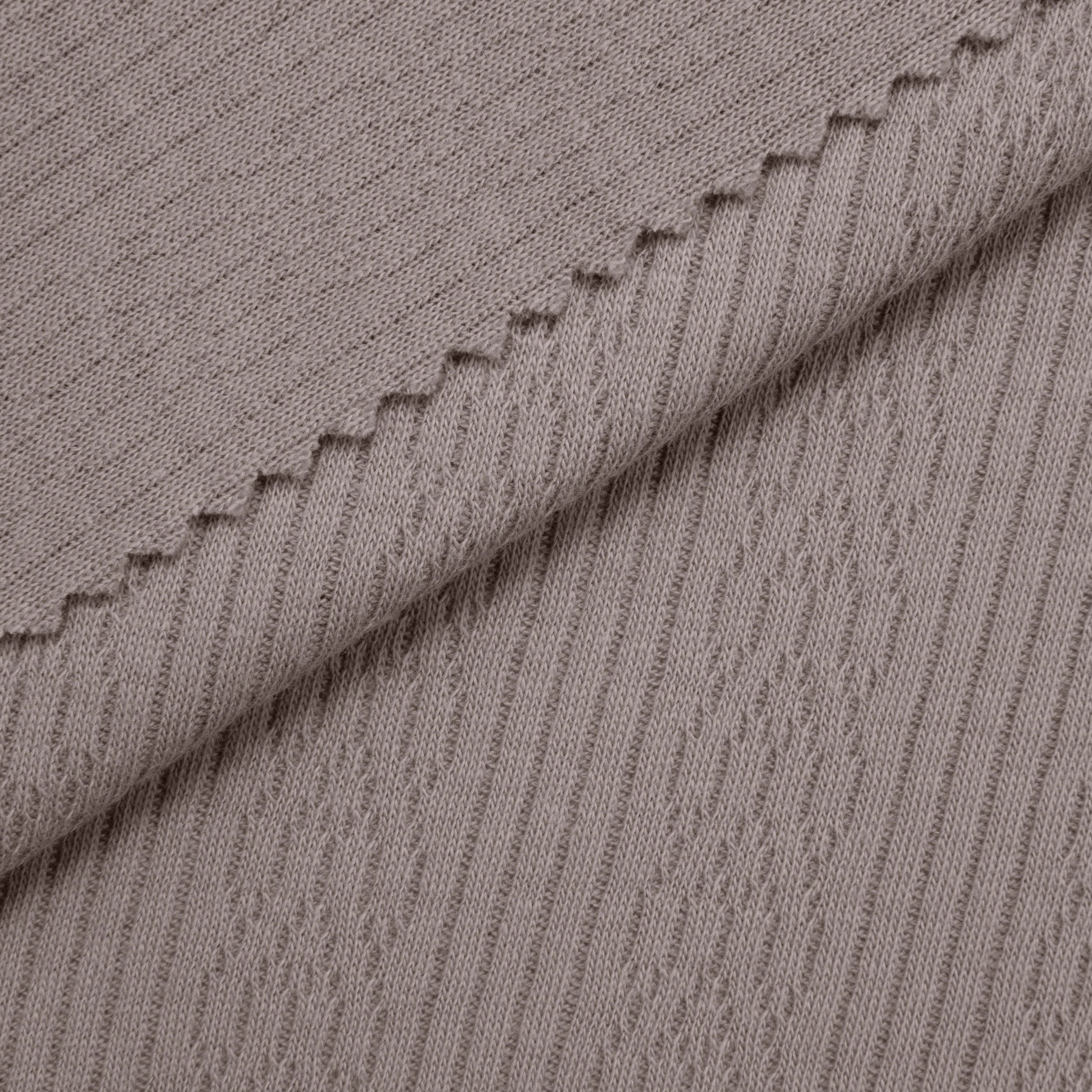 COTTON POINTELLE KNIT FABRIC - CABLE KNIT ALPACA PATTERN - 170 GSM