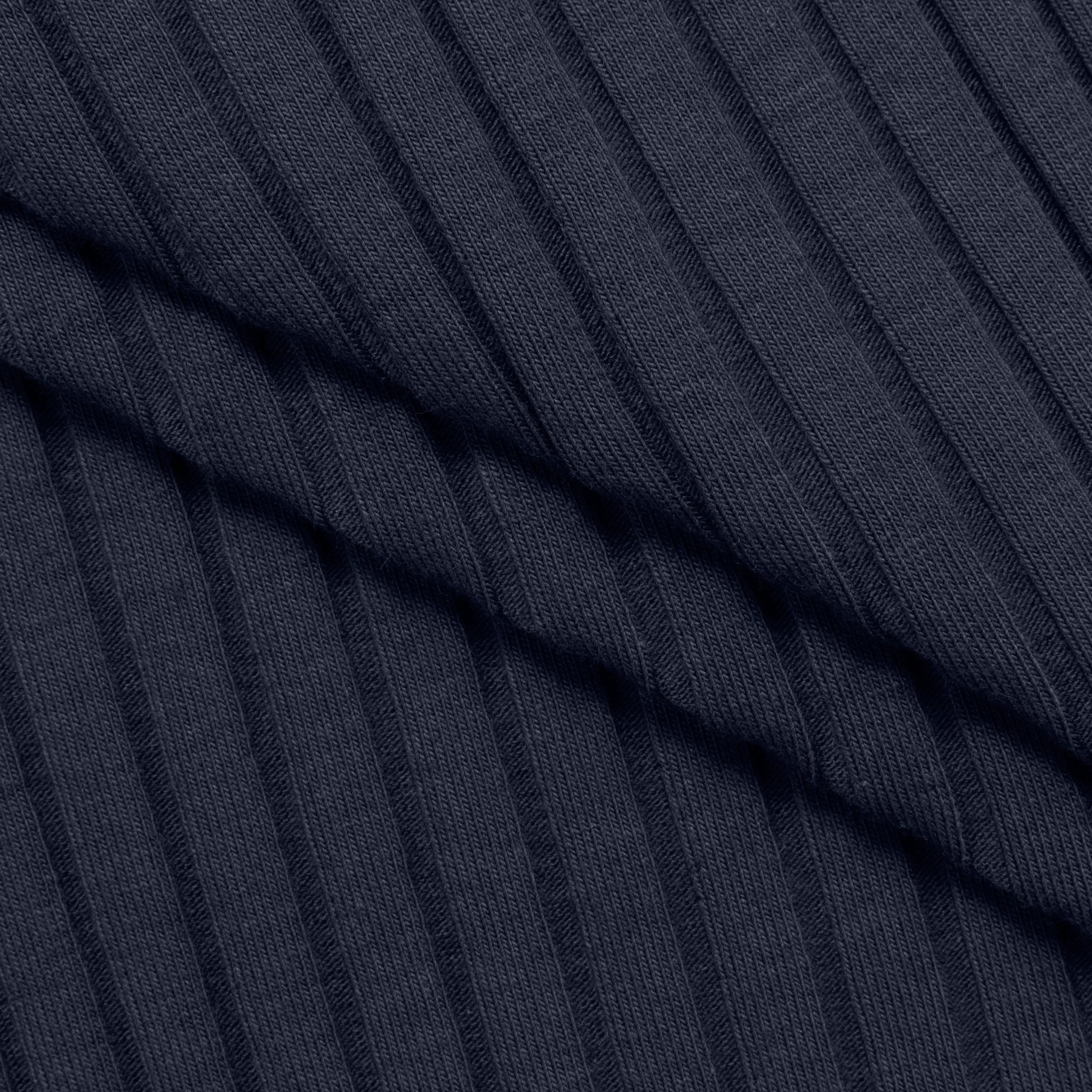 COTTON RIB KNIT FABRIC - FJORD BLUE - 240 GSM